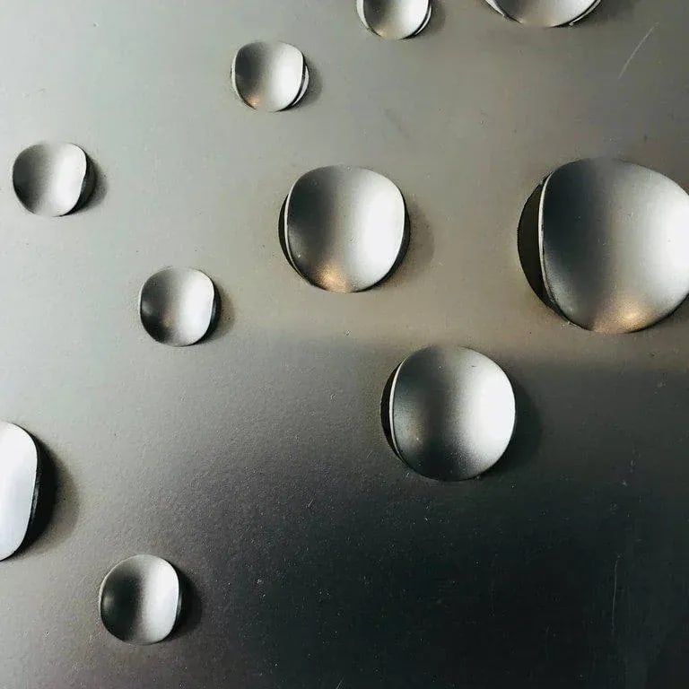 1960s Vintage Raak Rain Drops Dutch Wall Lights - a Pair - 8