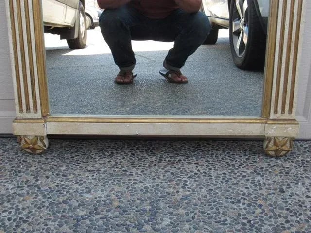 Neoclassical Style Italian Painted Mirror - 2