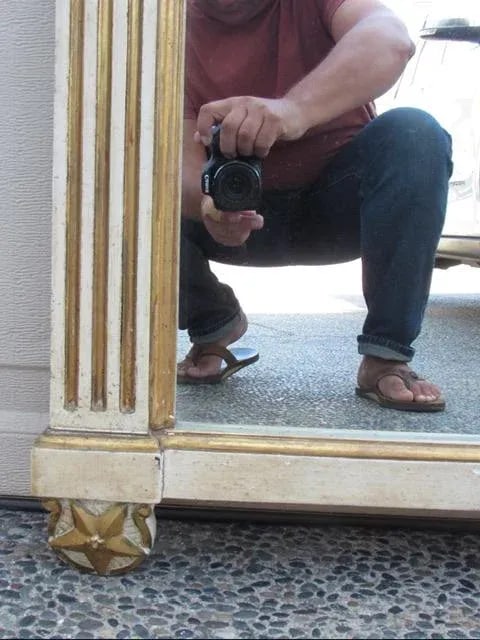Neoclassical Style Italian Painted Mirror - 5