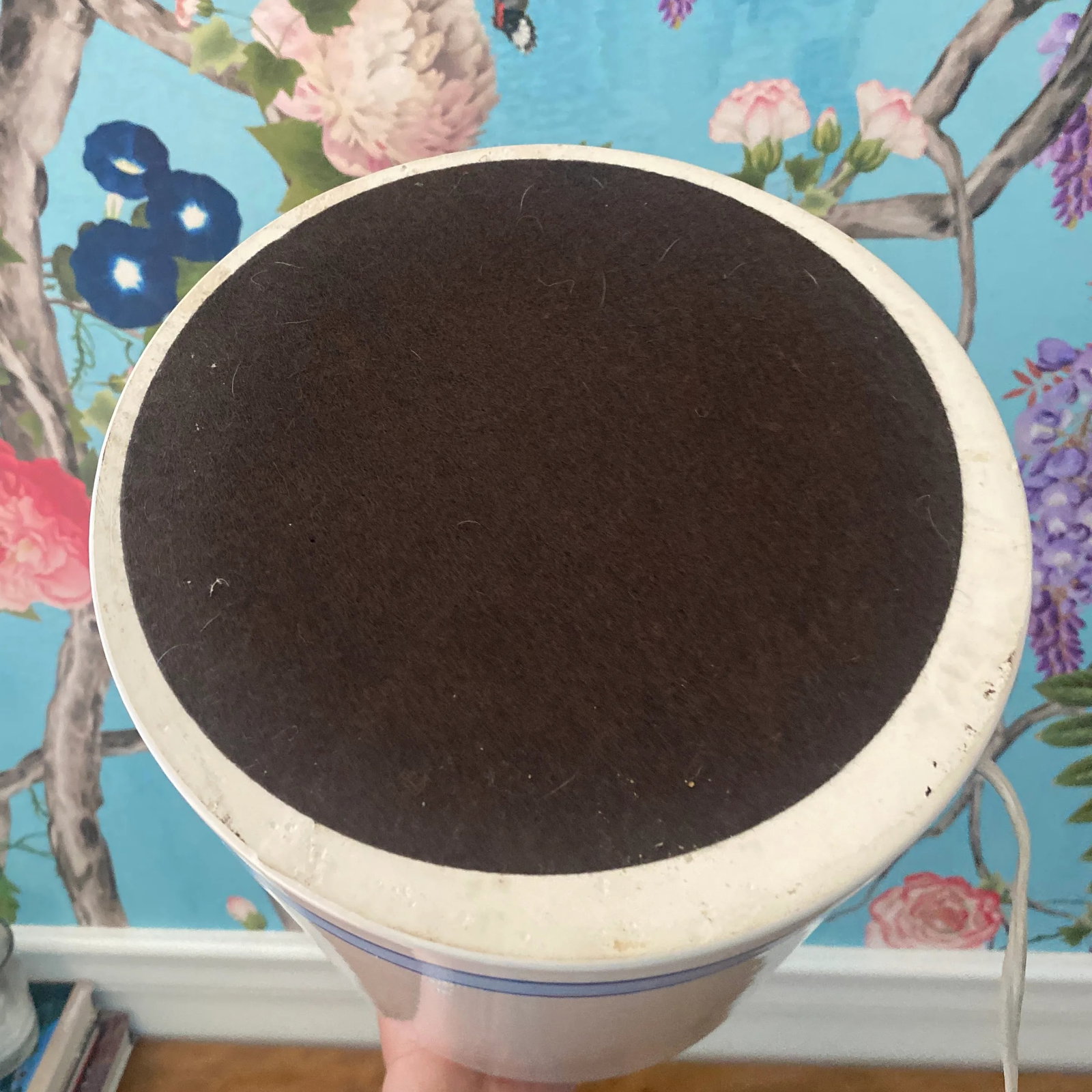 Late 20th Century Blue Chinoiserie Table Lamp - 9