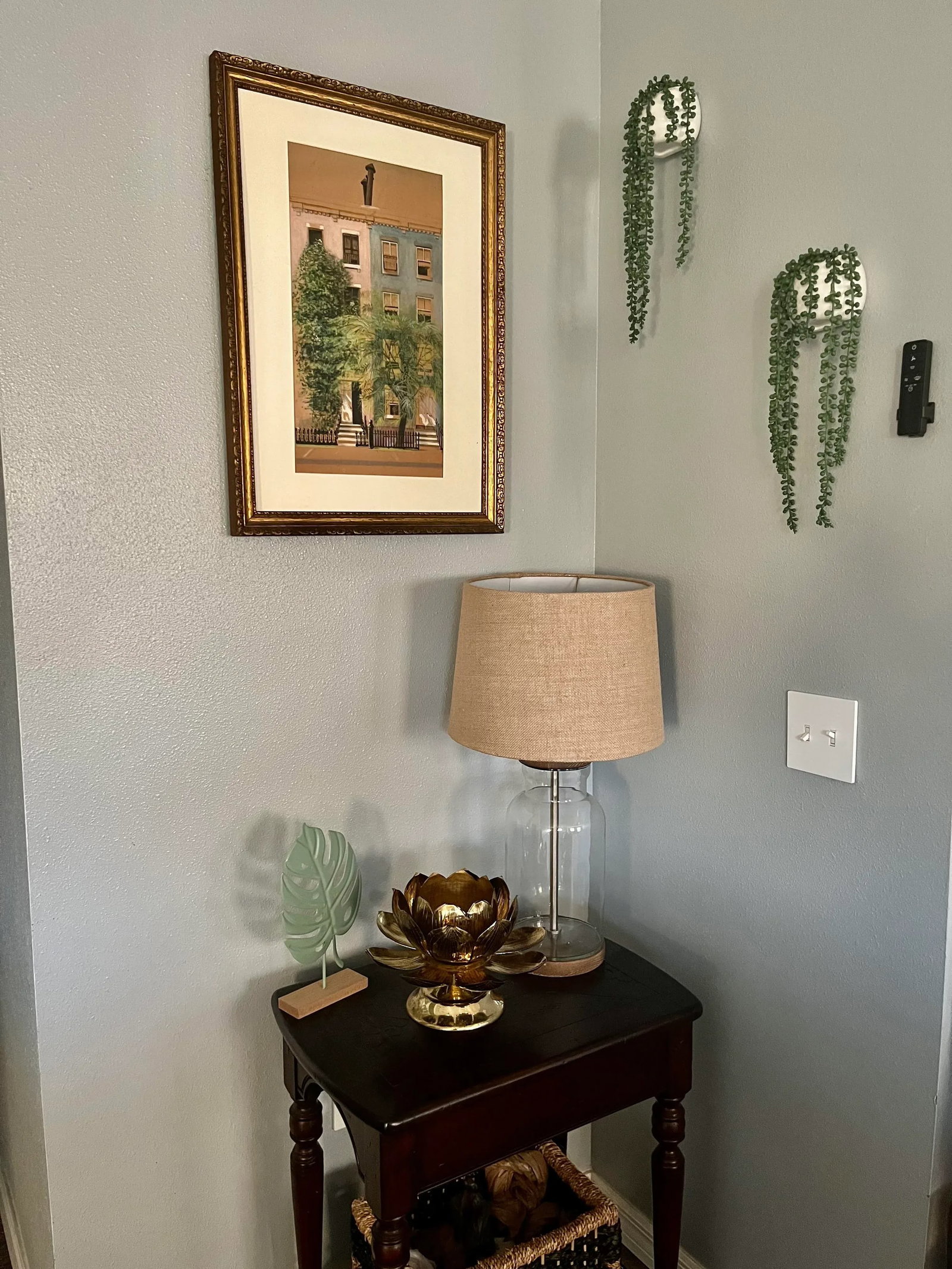 Mid 20th Century Etched Brass Lotus Candlestick Holder in the Manner of Parzinger - 2