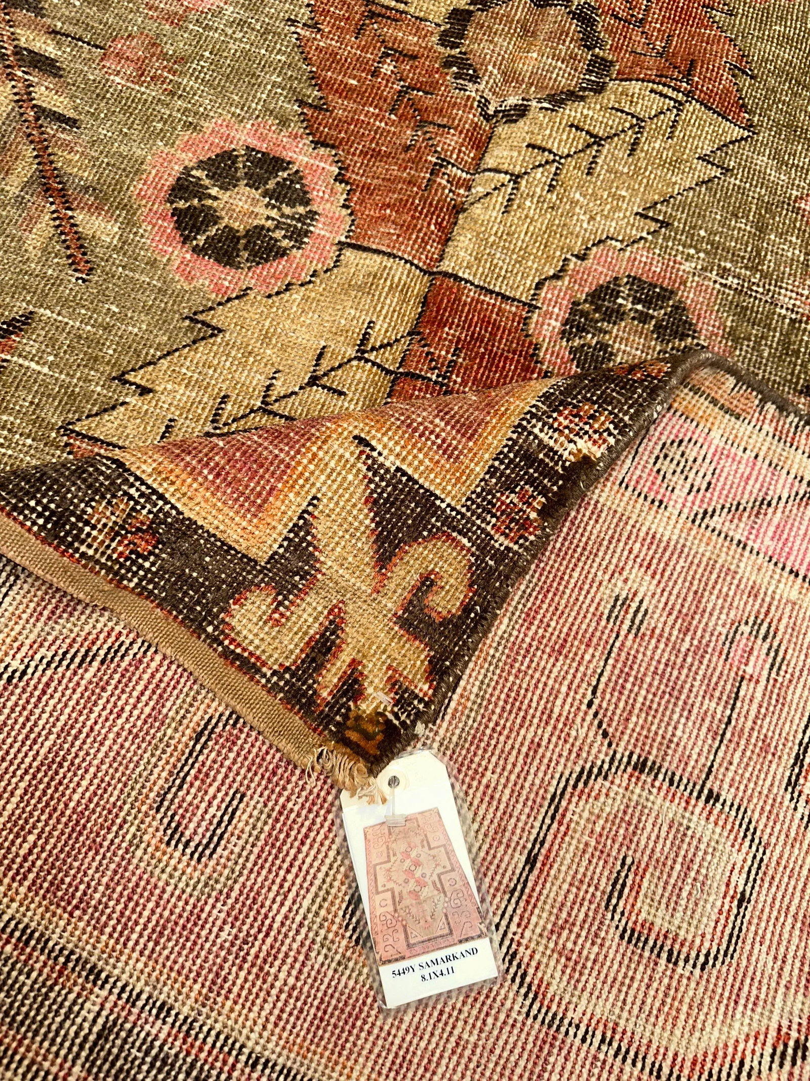 Late 19th Century Late-19th Century Khotan Samarkand Rug - 2