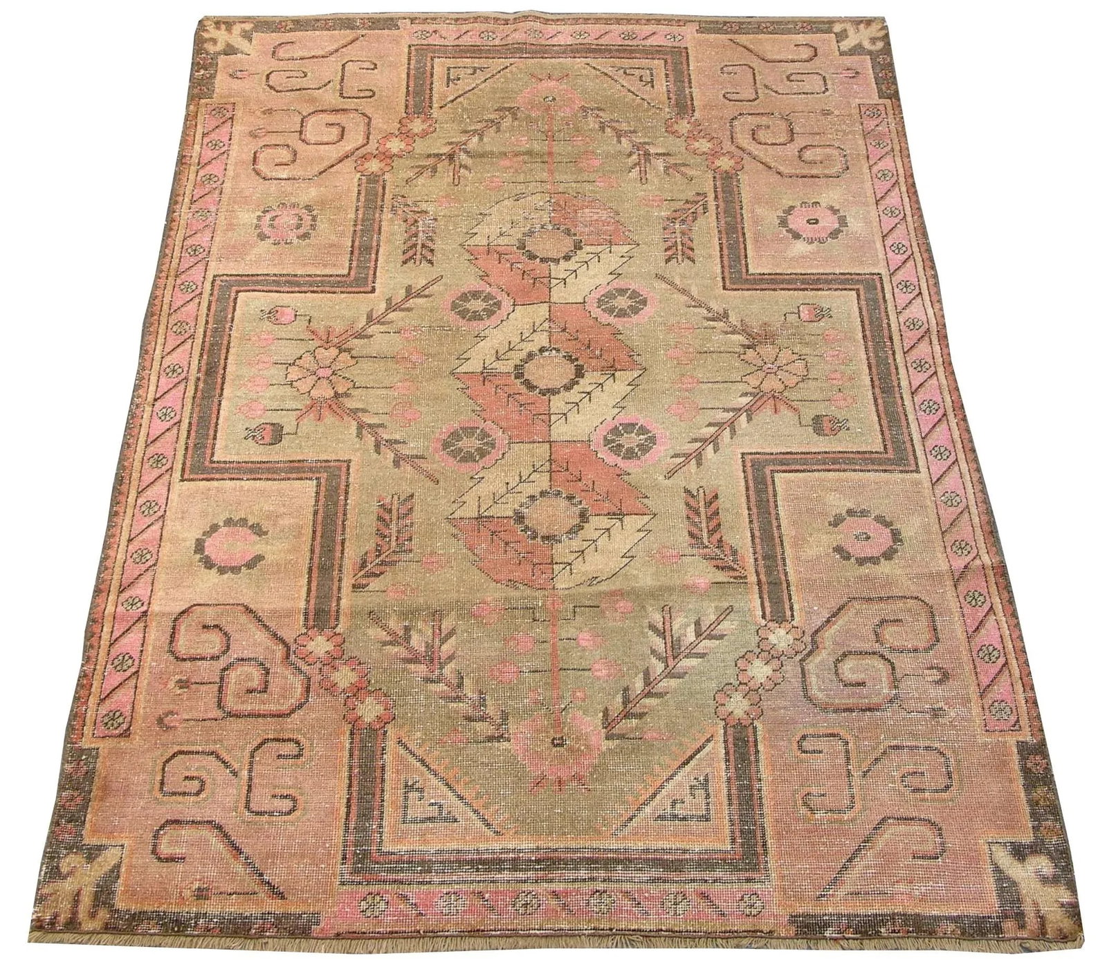 Late 19th Century Late-19th Century Khotan Samarkand Rug - 5