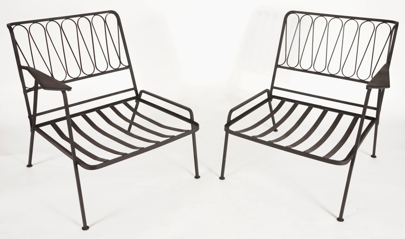 Vintage Maurizio Tempistini for Salterini "Ribbon" Arm Lounge Chairs -Set of 2 Unmarked - 13