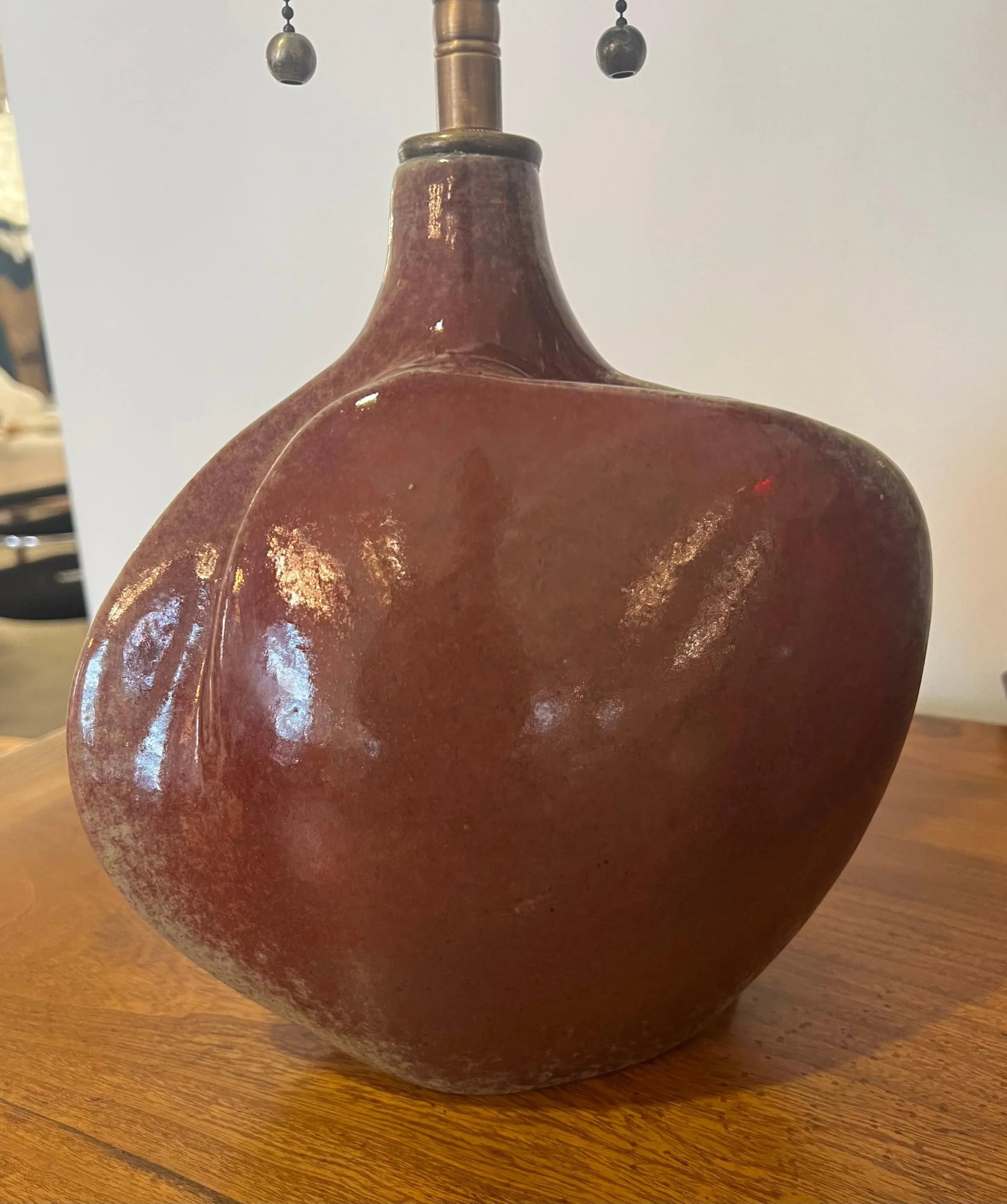 French 1960s Tim Orr Art Pottery Mid Century Table Lamps - A Pair - 11