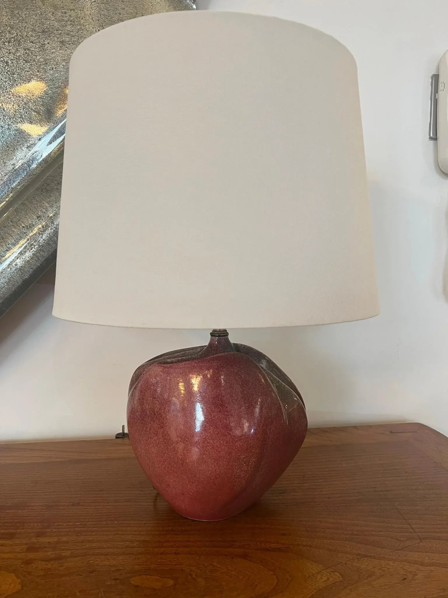 French 1960s Tim Orr Art Pottery Mid Century Table Lamps - A Pair - 2