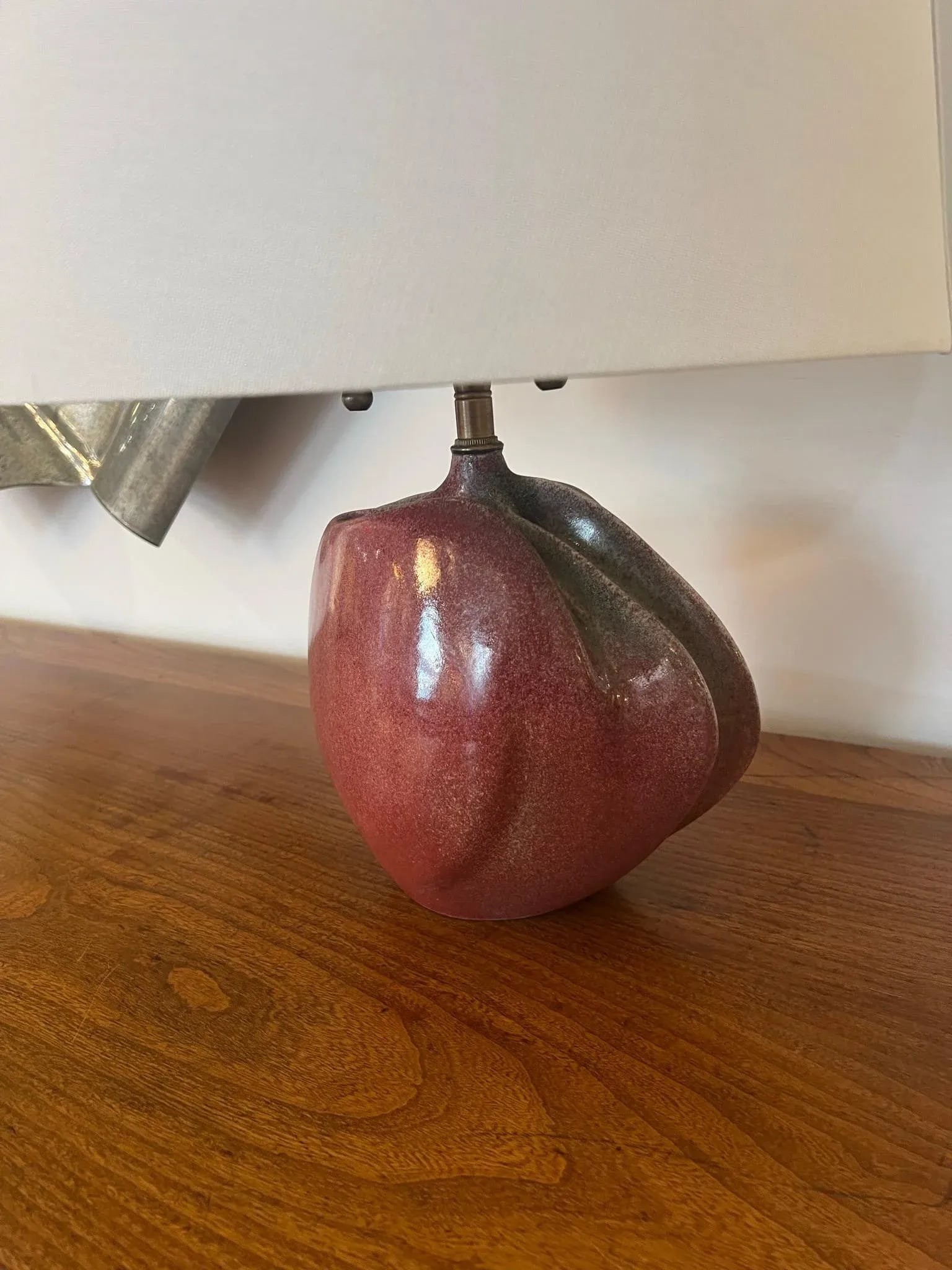 French 1960s Tim Orr Art Pottery Mid Century Table Lamps - A Pair - 3