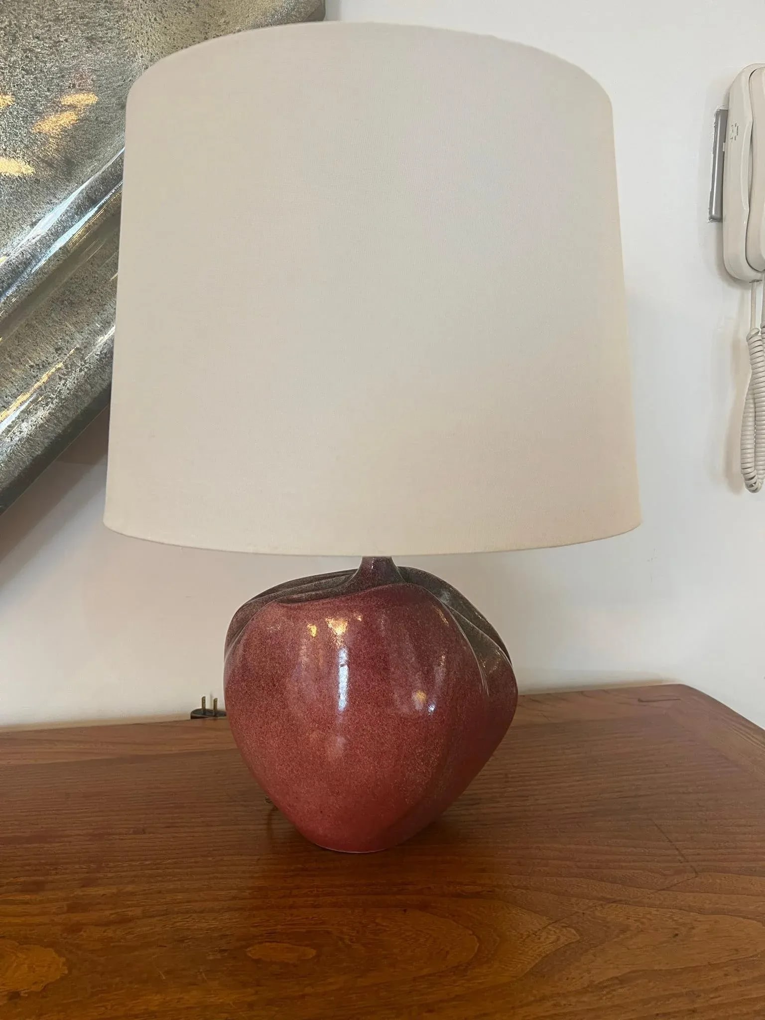 French 1960s Tim Orr Art Pottery Mid Century Table Lamps - A Pair - 6