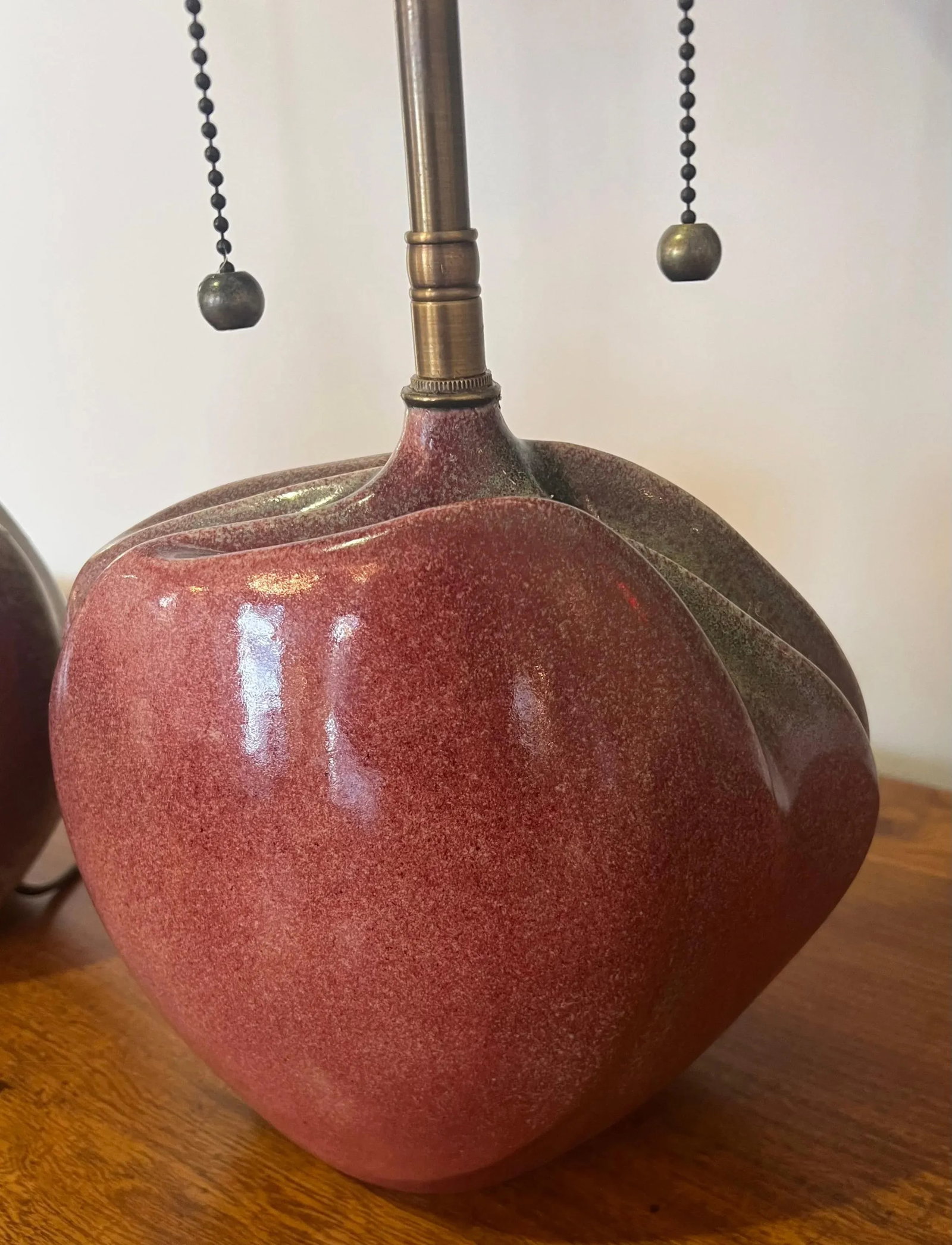 French 1960s Tim Orr Art Pottery Mid Century Table Lamps - A Pair - 9