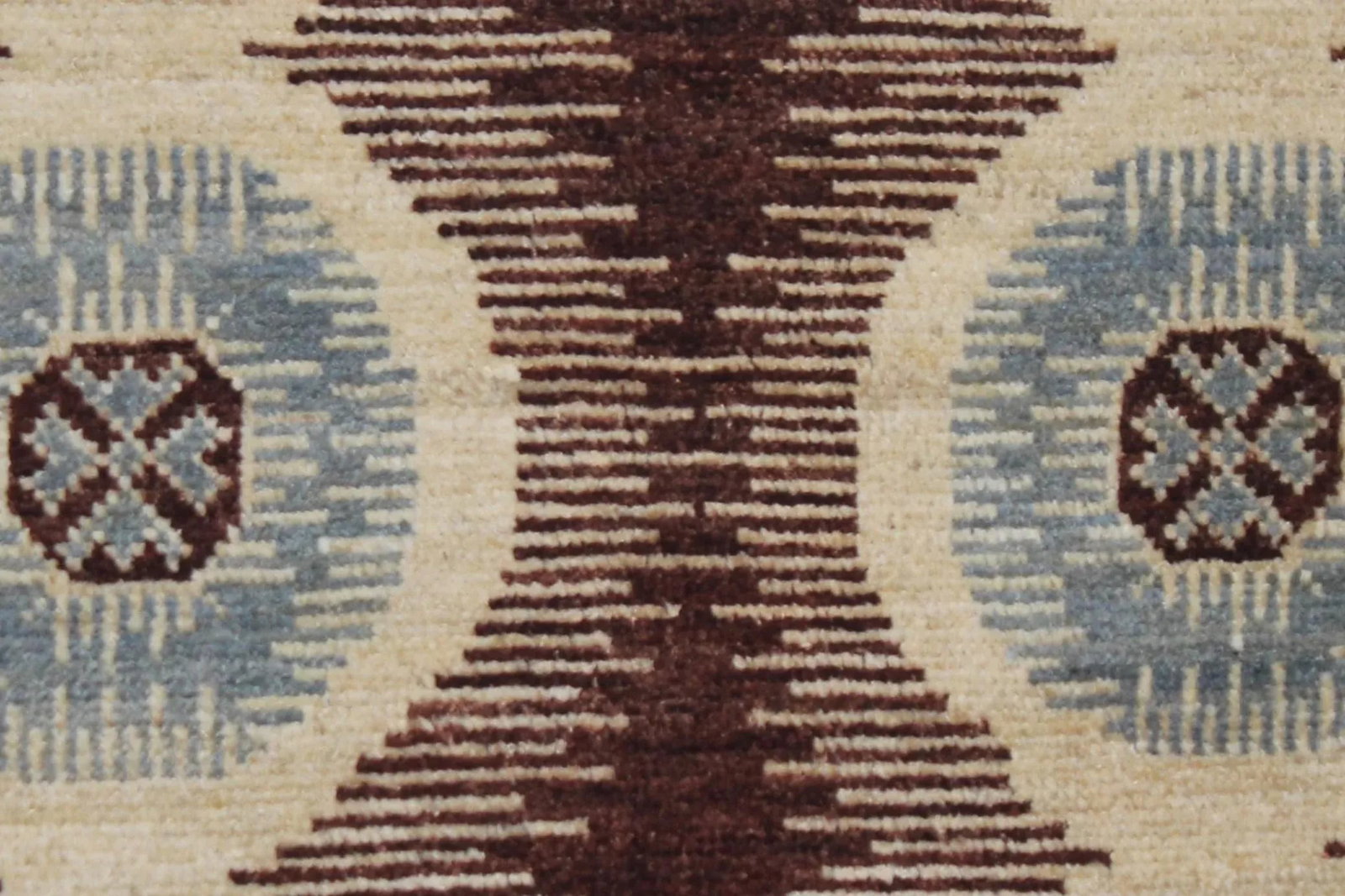 Contemporary Hand-Knotted Ikat Rug - 9'1'' * 12'5'' - 3