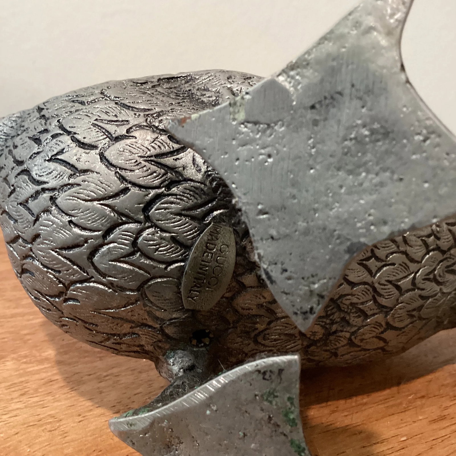 Antique 20th Century Gucci Silver Plated "Ducks Pair" Sculptures, Florence Italy - 6