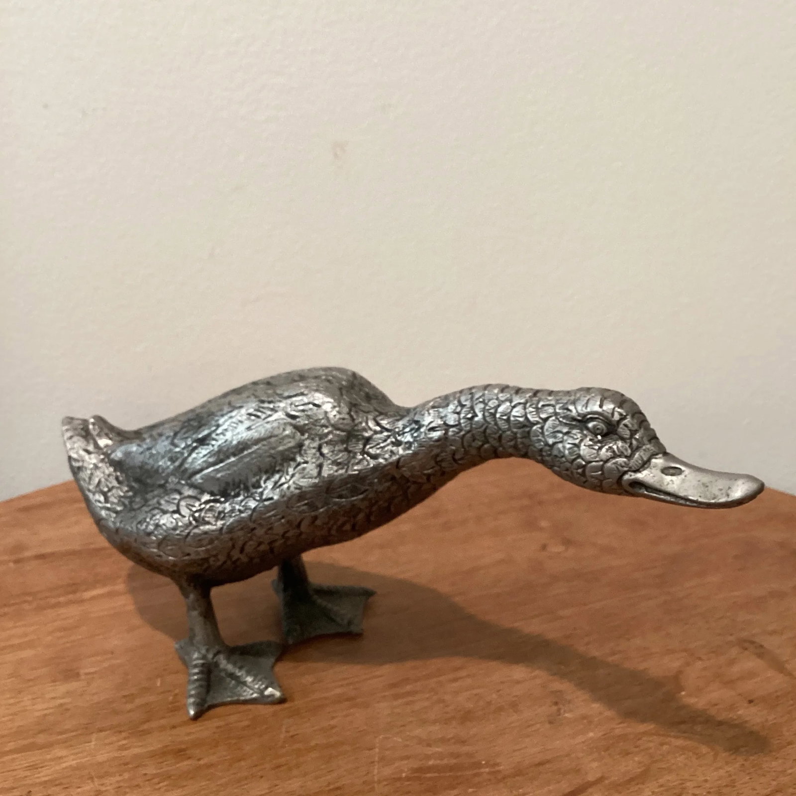 Antique 20th Century Gucci Silver Plated "Ducks Pair" Sculptures, Florence Italy - 7