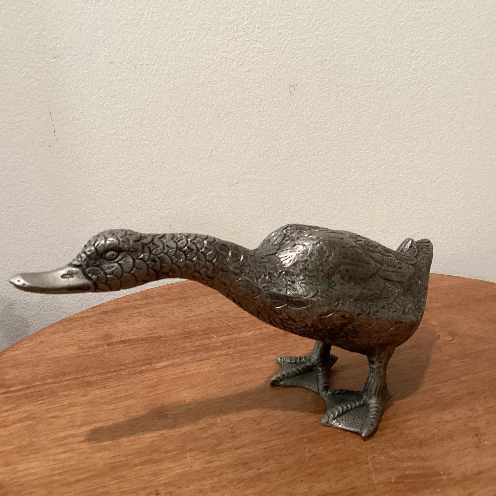 Antique 20th Century Gucci Silver Plated "Ducks Pair" Sculptures, Florence Italy - 8