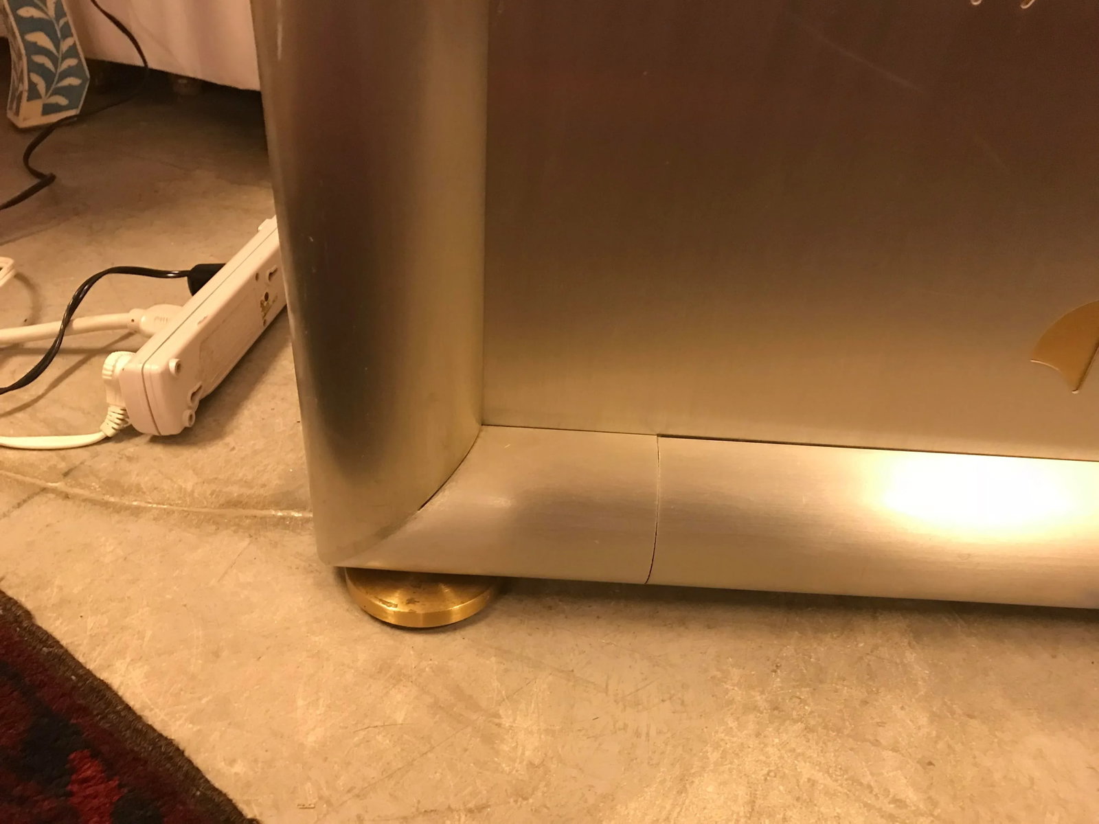 Pierced-Cut Aluminum and Brass, 2 Panel Folding Sceen - 7