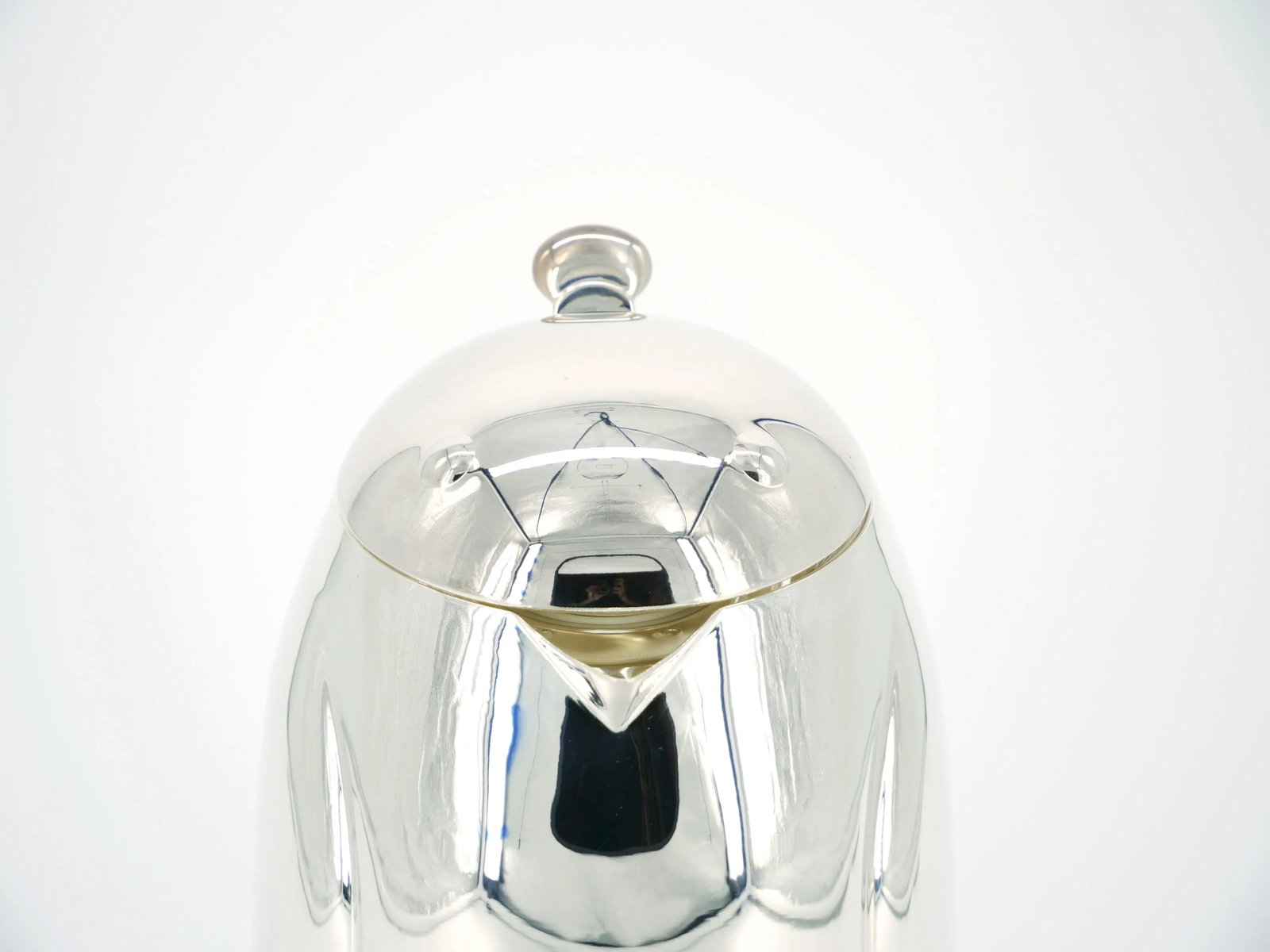 Italian Silver Plated Exterior Insulated Interior Hot / Cold Thermos - 11