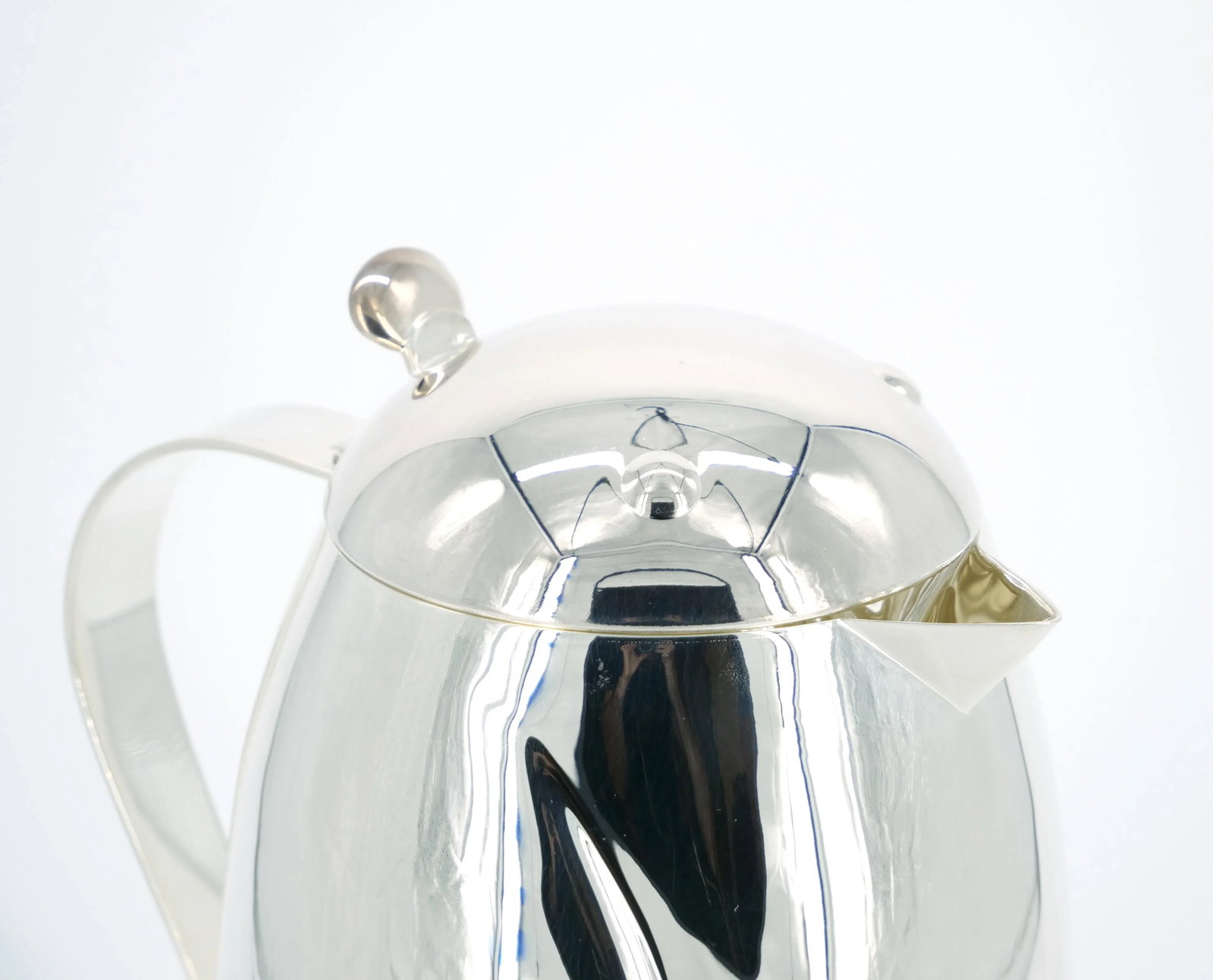Italian Silver Plated Exterior Insulated Interior Hot / Cold Thermos - 9