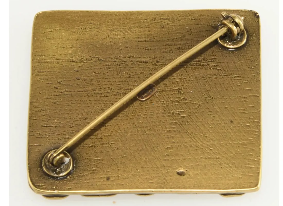 Chanel Etruscan Revival Brooch With Original Box - 3