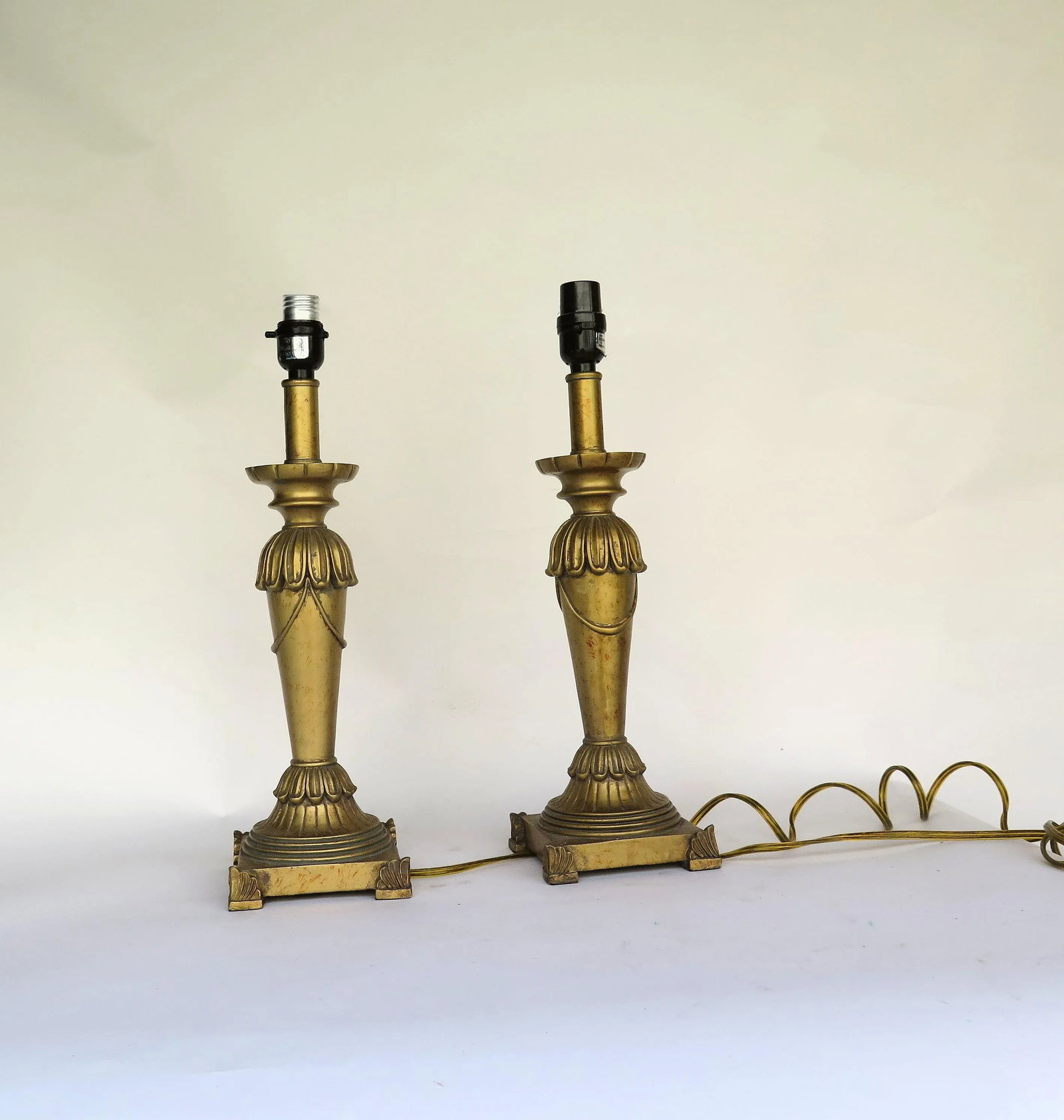1960s Wooden Egyptian Style Lamps - a Pair - 5