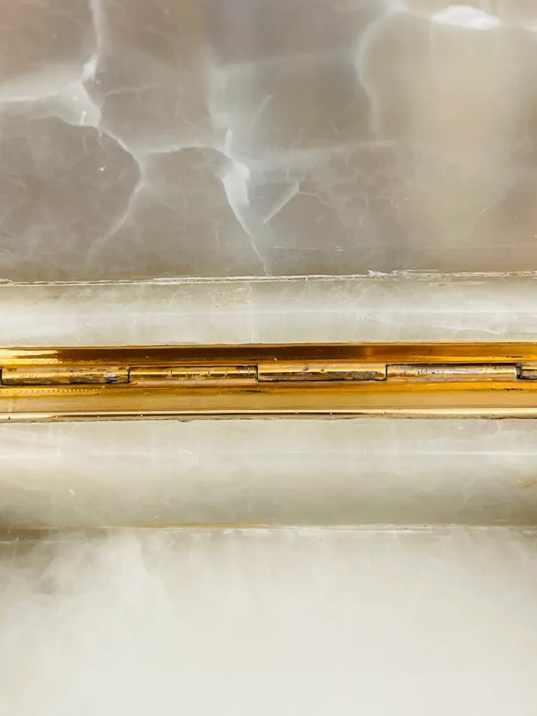 1960's Italian Tiger Eye Lapidary Box - 6