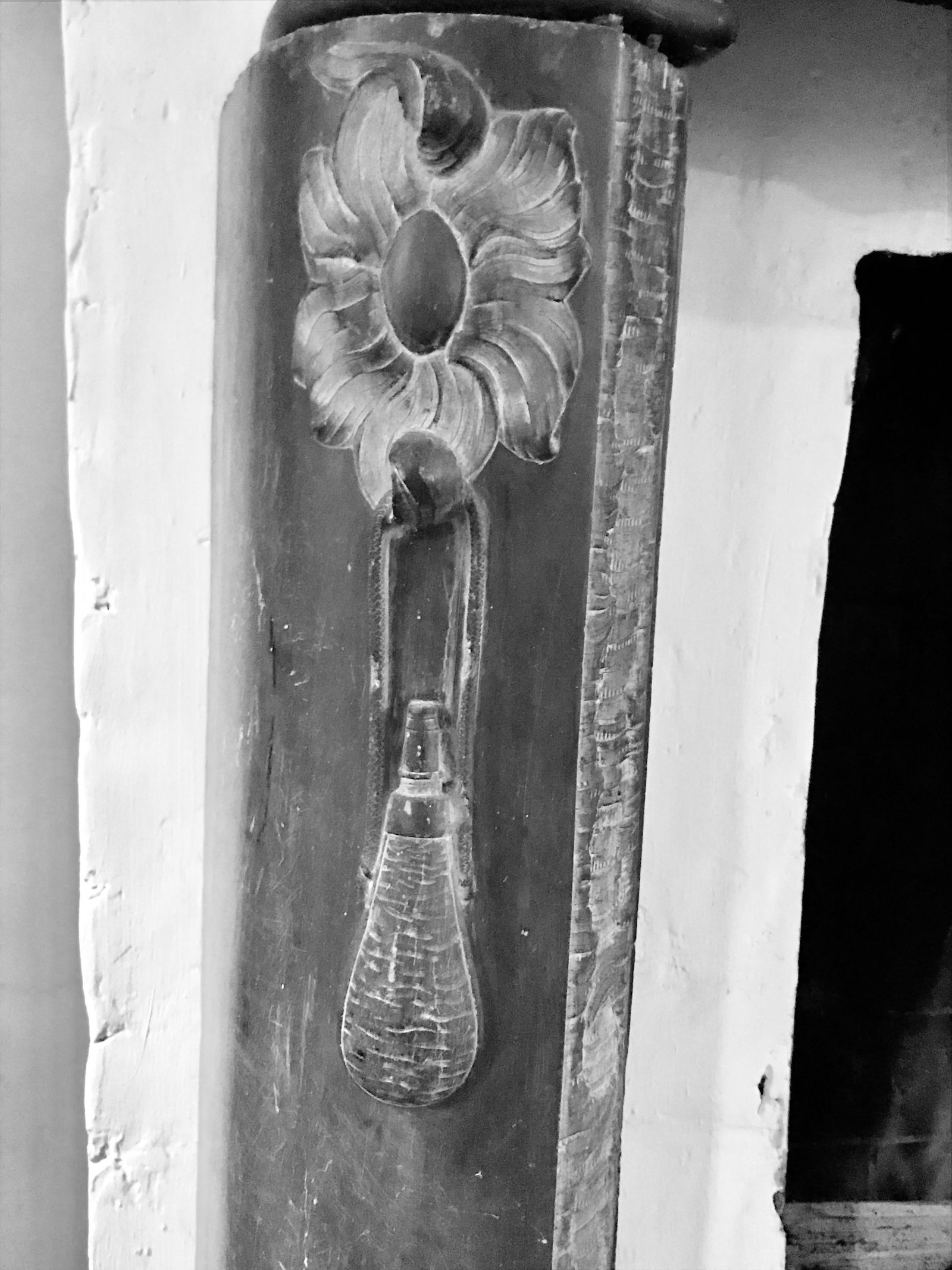 Early 20th C. Austrian Hunting Black Slate Mantel - 2