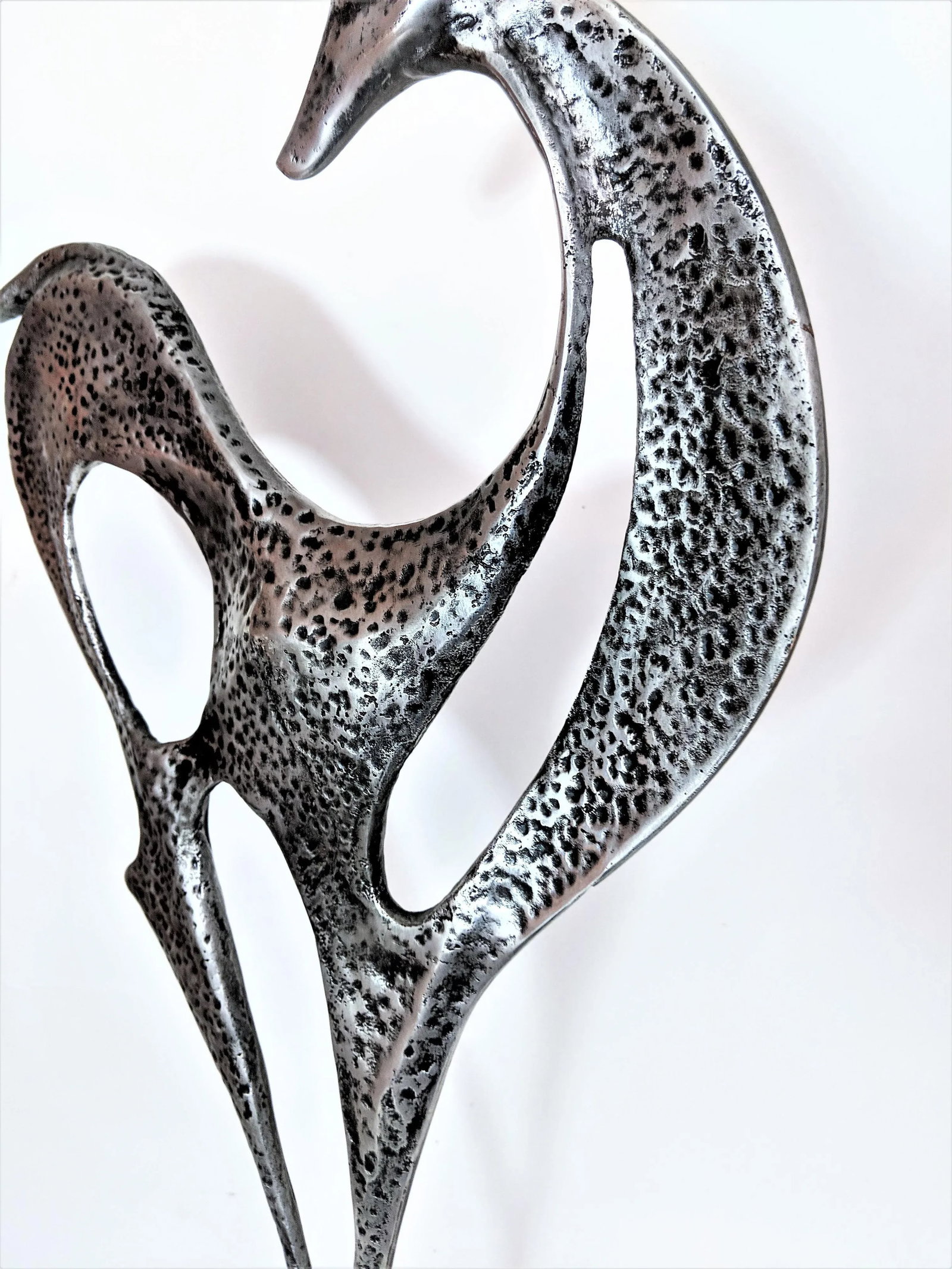 1980s Curtis Jere Metal Reindeer Sculpture - 10