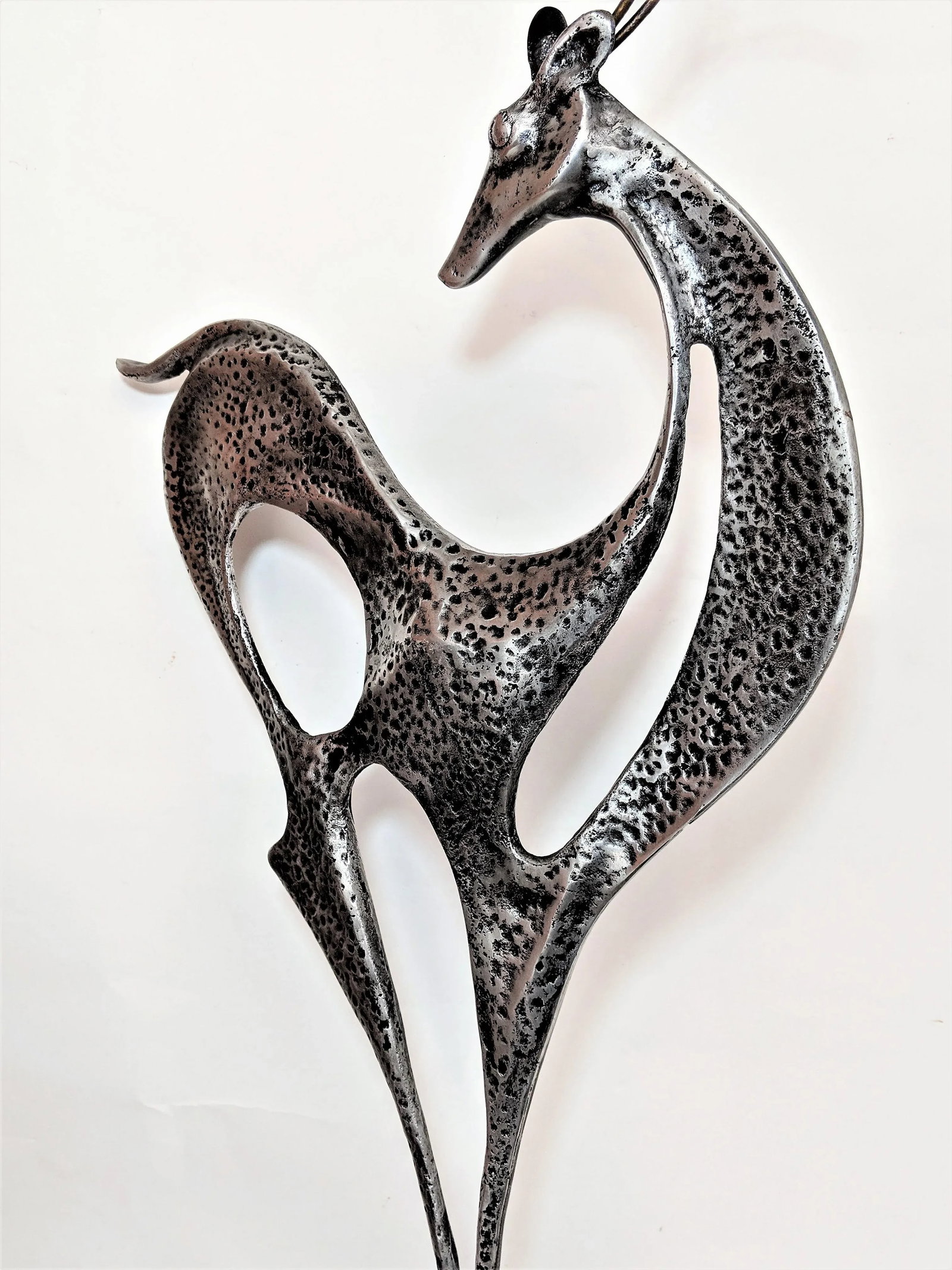 1980s Curtis Jere Metal Reindeer Sculpture - 4
