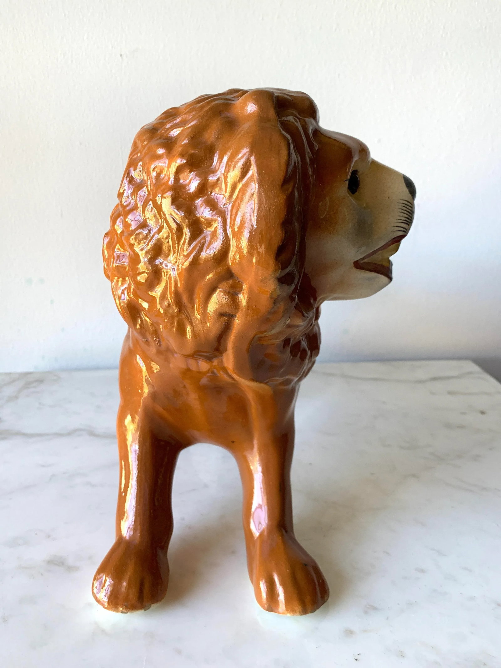 19th Century Standing Lion Staffordshire Figure, Circa 1880 - 8