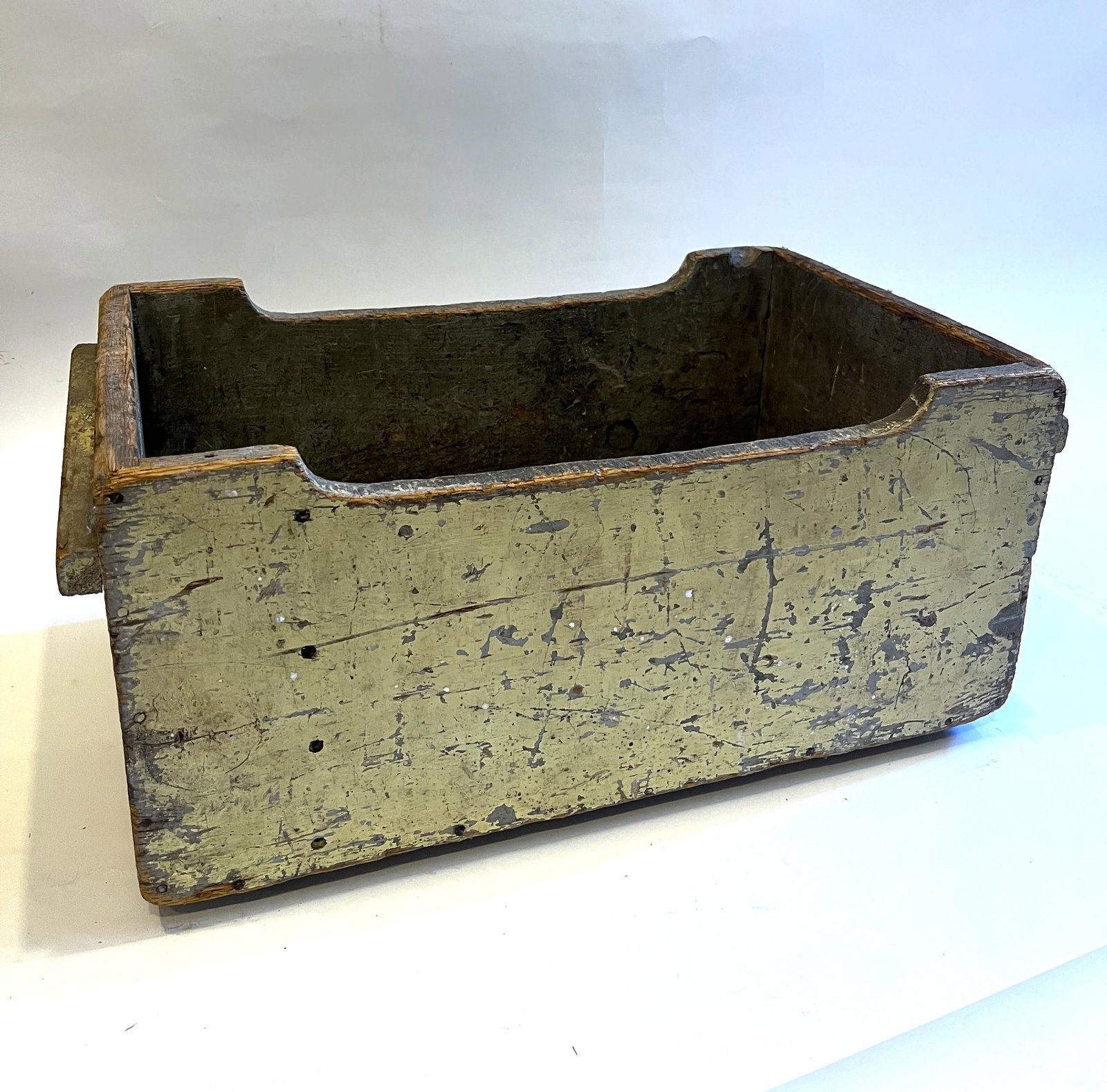 Vintage Distressed Wooden Box - 2
