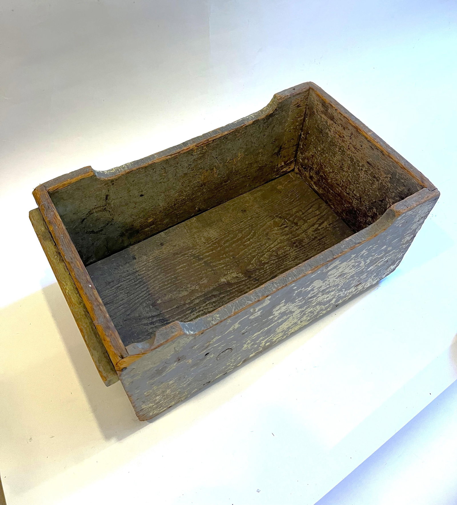 Vintage Distressed Wooden Box - 5