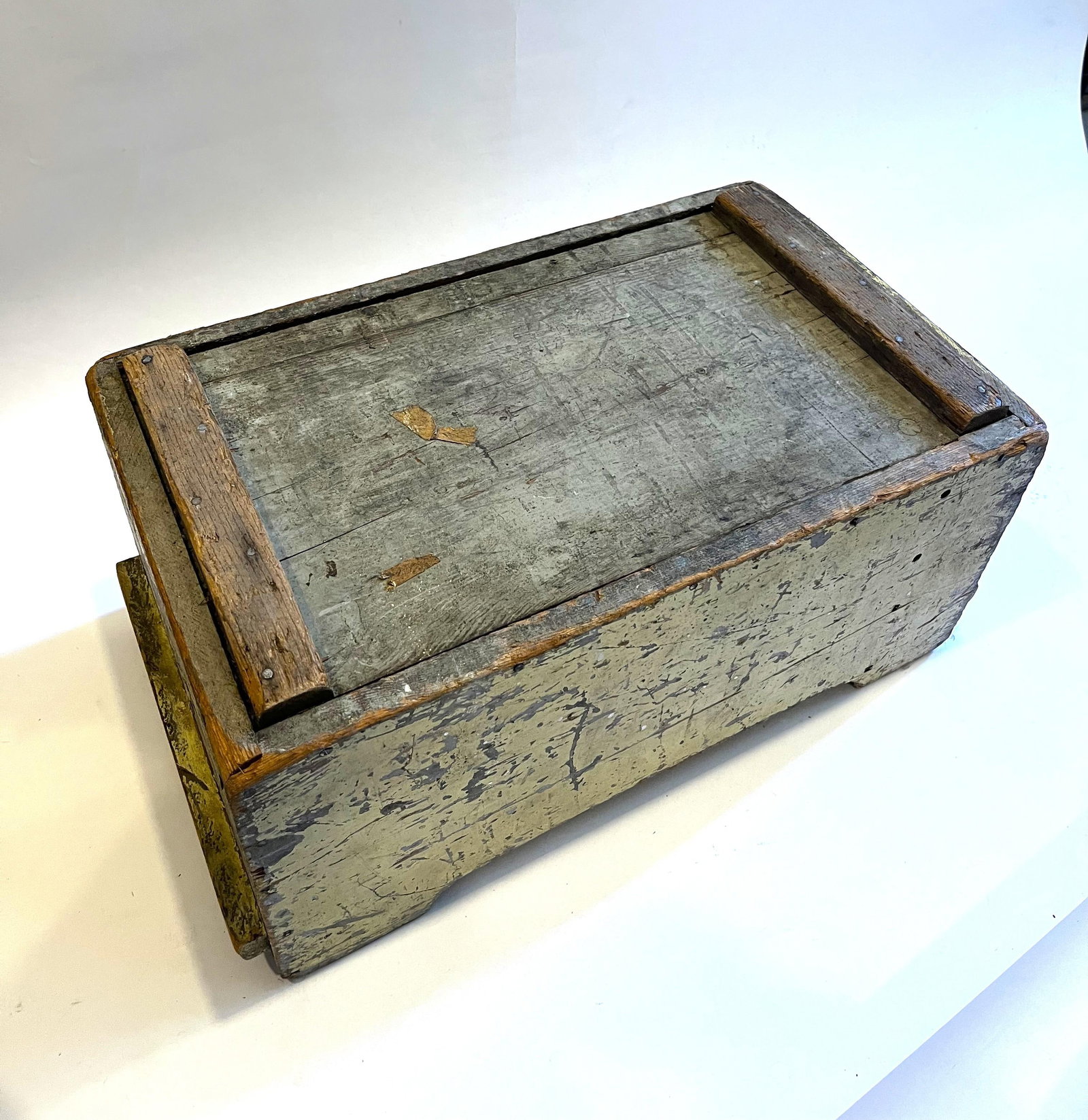 Vintage Distressed Wooden Box - 6