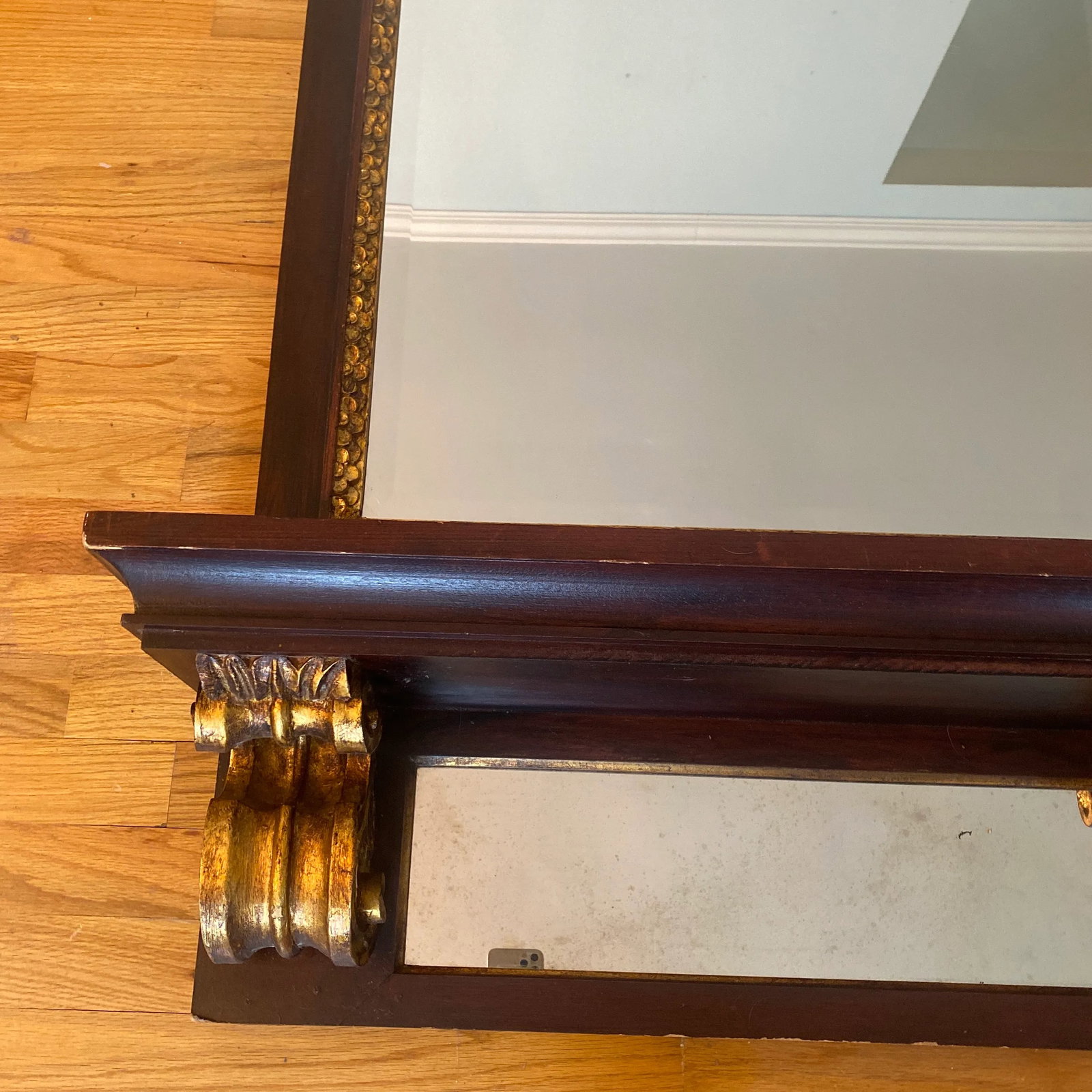 Late 20th Century Labarge Louis XVI Trumeau Mirror - 4