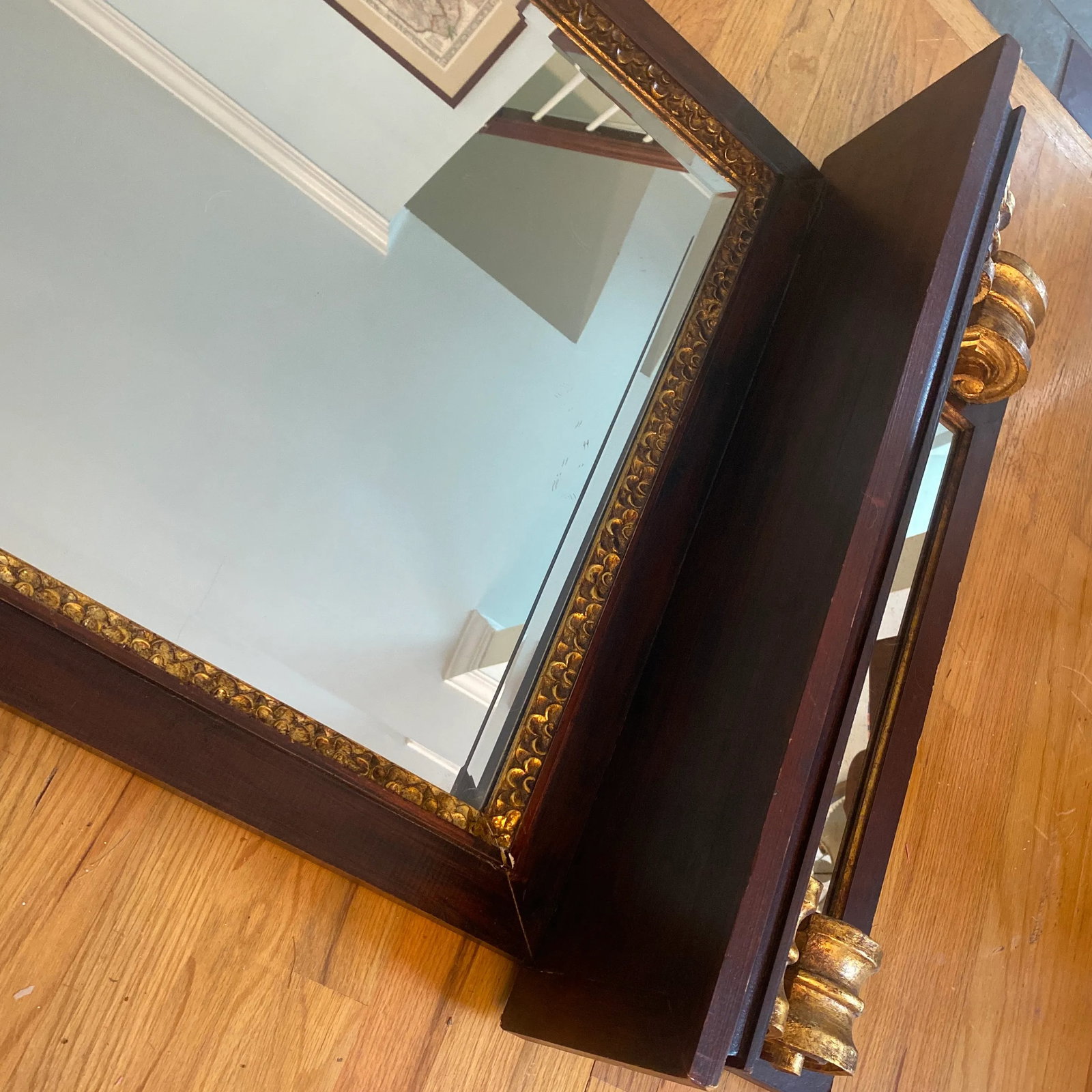 Late 20th Century Labarge Louis XVI Trumeau Mirror - 9