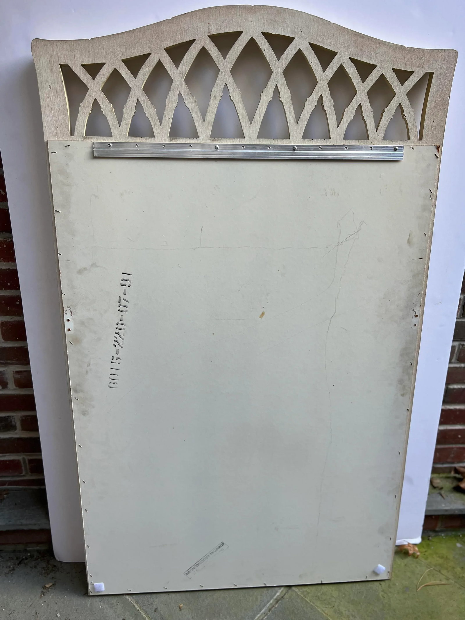 Vintage Faux Bamboo Mirror - 9