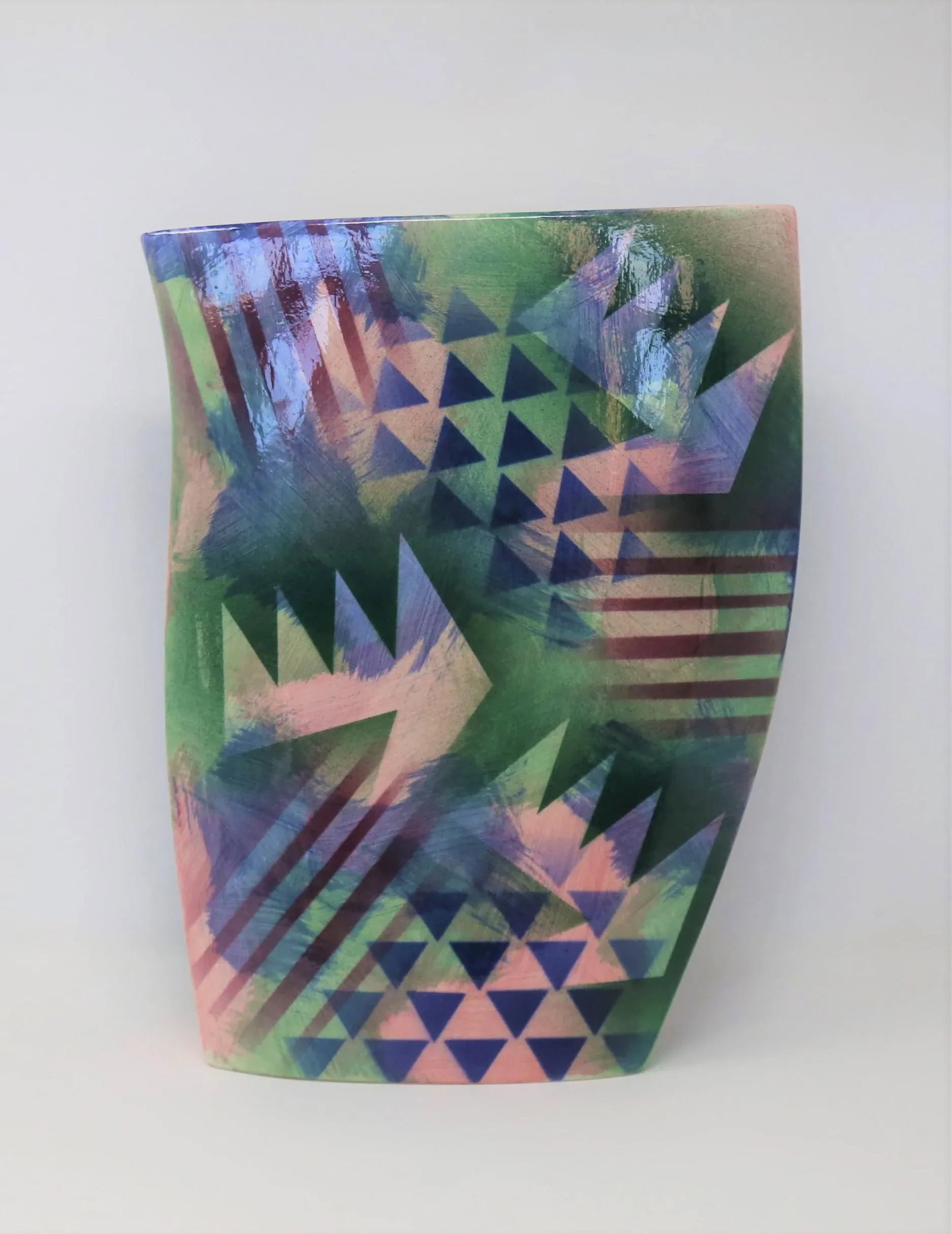 Geometric Ceramic Vase - 6