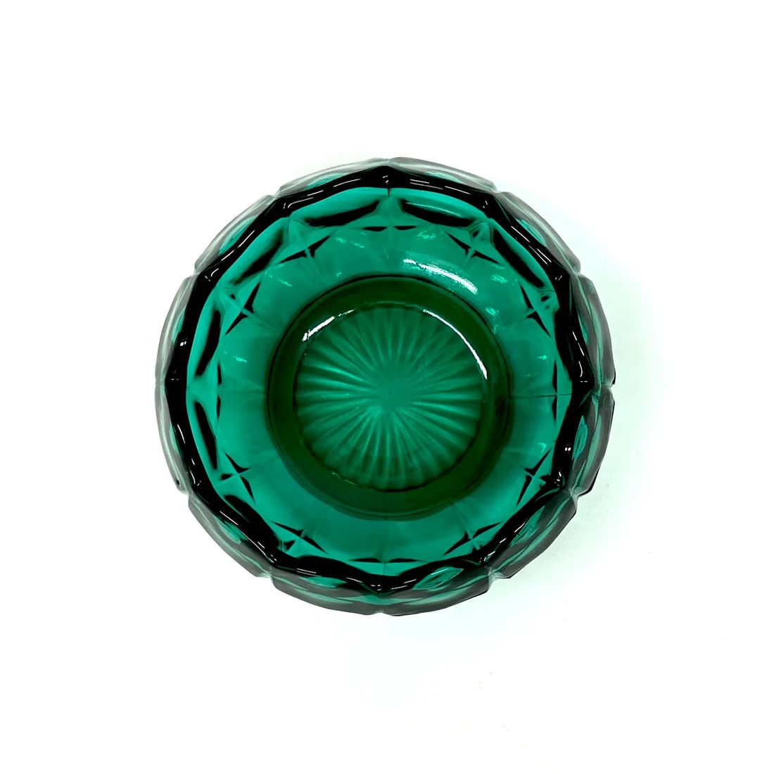 Emerald Green Fluted Glass Bowl Curation, Ft. Villeroy & Boch - Group of 3 - 11