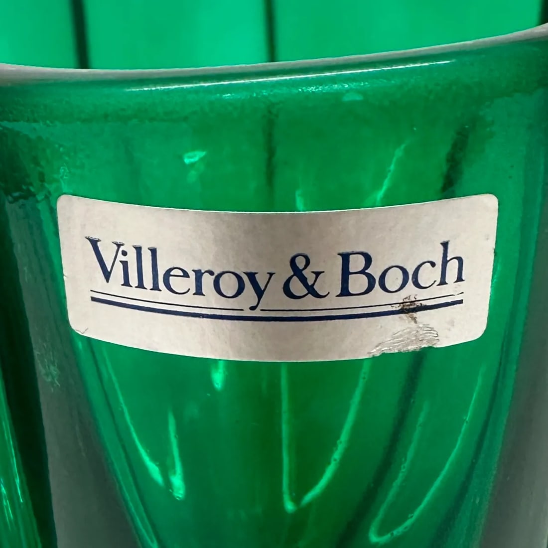 Emerald Green Fluted Glass Bowl Curation, Ft. Villeroy & Boch - Group of 3 - 5