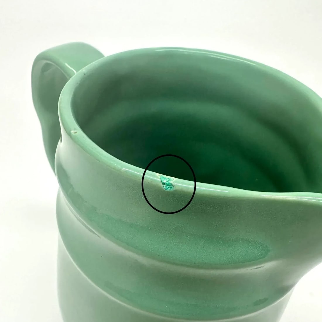 Mid 20th Century Eclectic Mixed Greens Ceramic Pitcher Curation - Group of 3 - 10