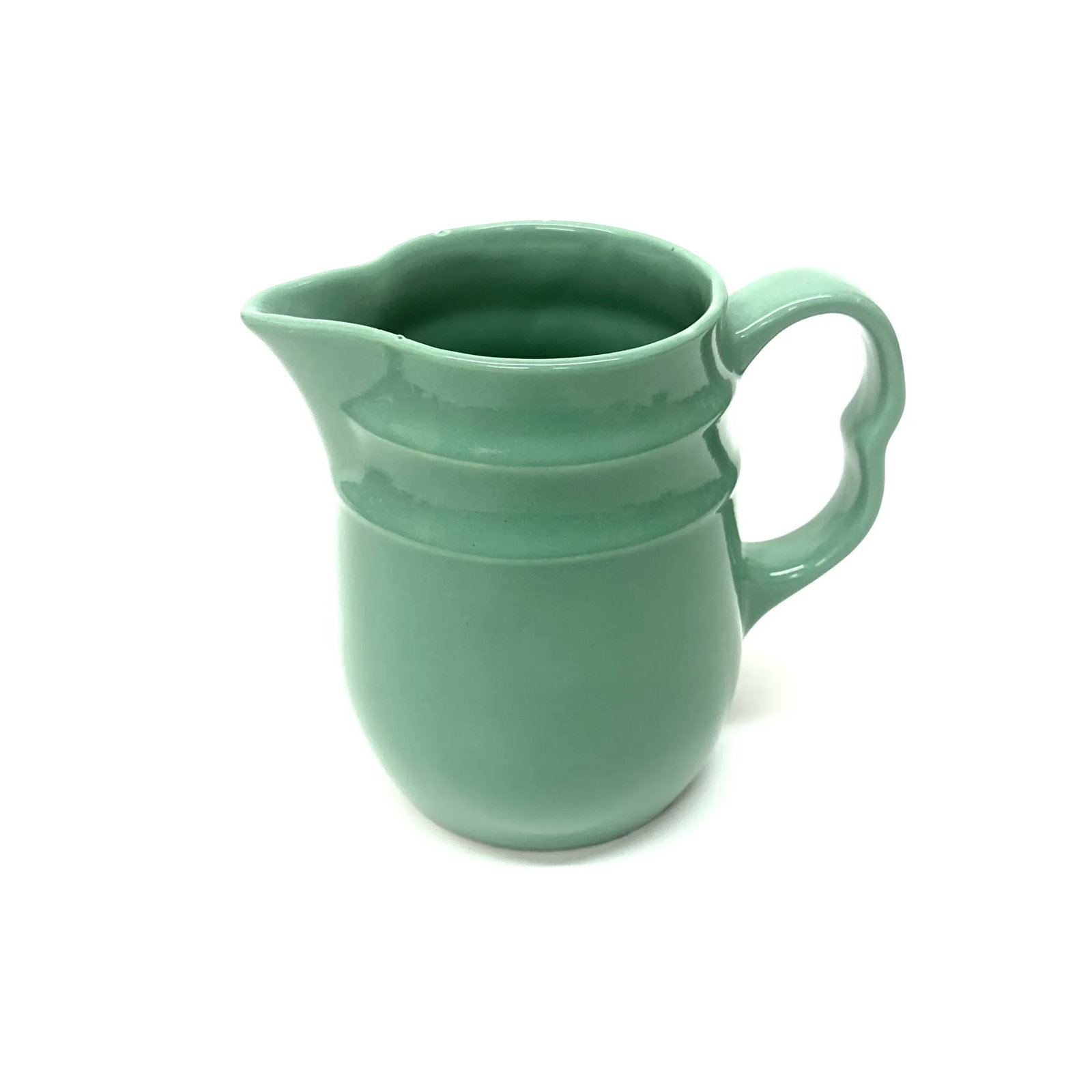 Mid 20th Century Eclectic Mixed Greens Ceramic Pitcher Curation - Group of 3 - 3