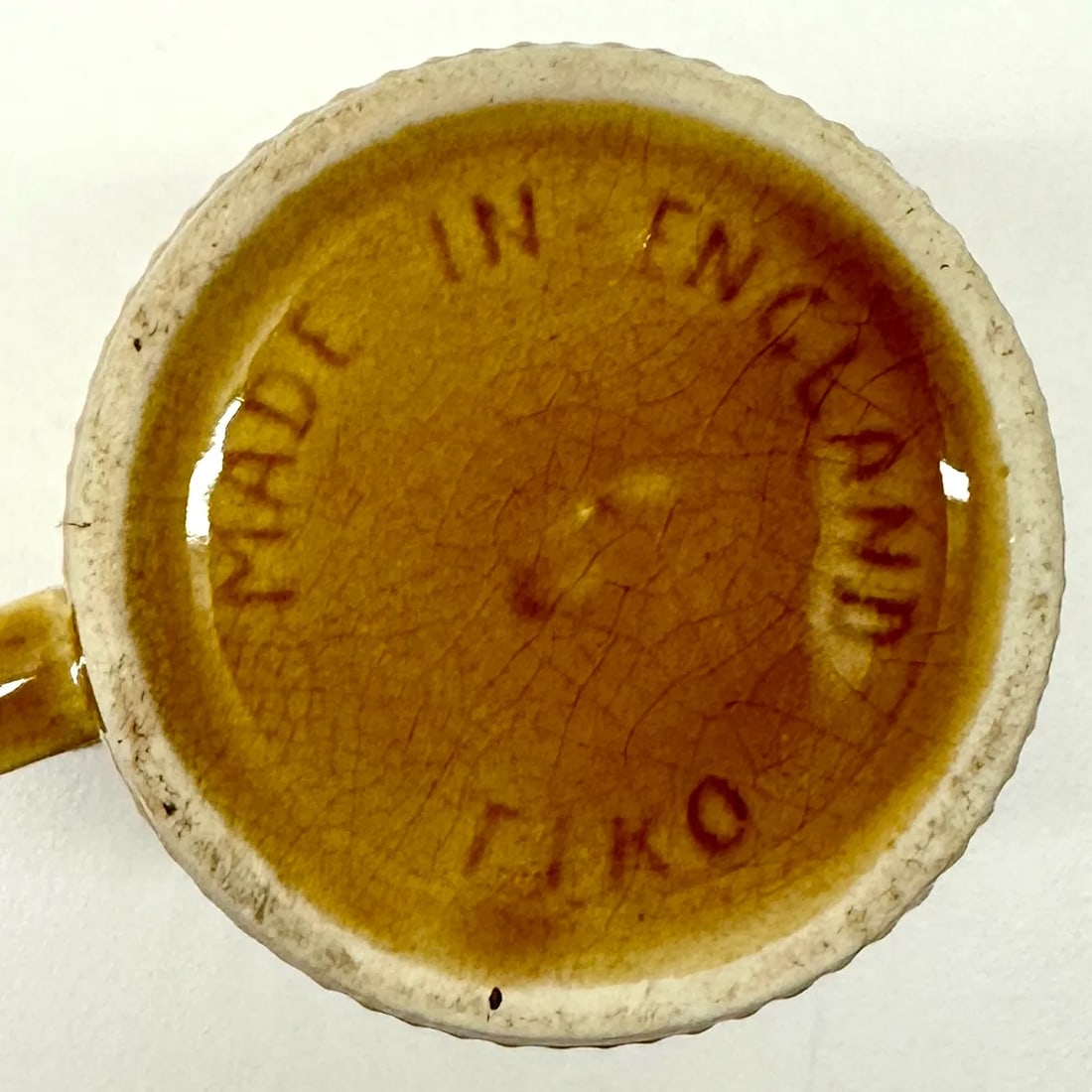 Mid-Century Mustard-Colored Coffee Cups & Saucers by Tiko England - Set of 6 - 2