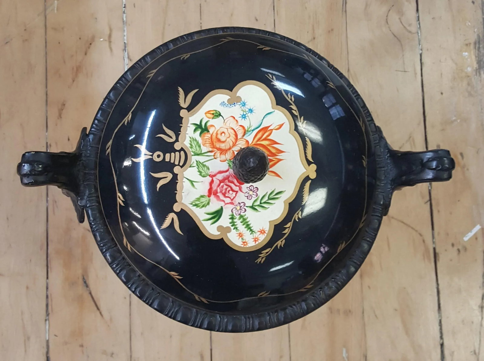 Maitland Smith Cloisonne Pot With Lid - 2