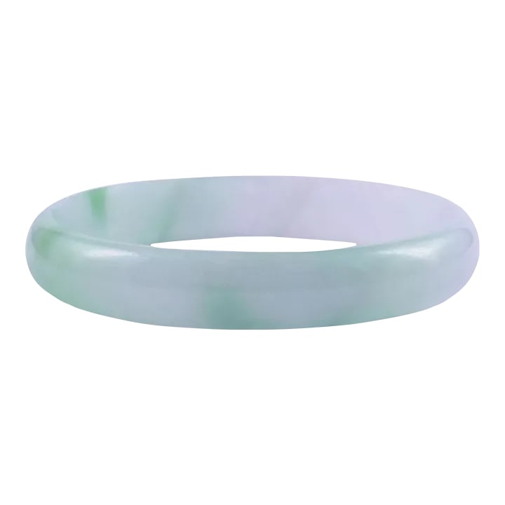 1960s Natural Jade Bangle Bracelet (1 of 5)