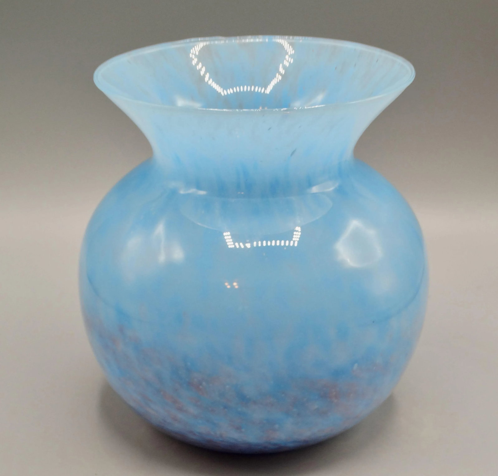 Italian Hand Blown Murano Vetro Eseguito Vase / Italian Modern / Hollywood Regency - 2