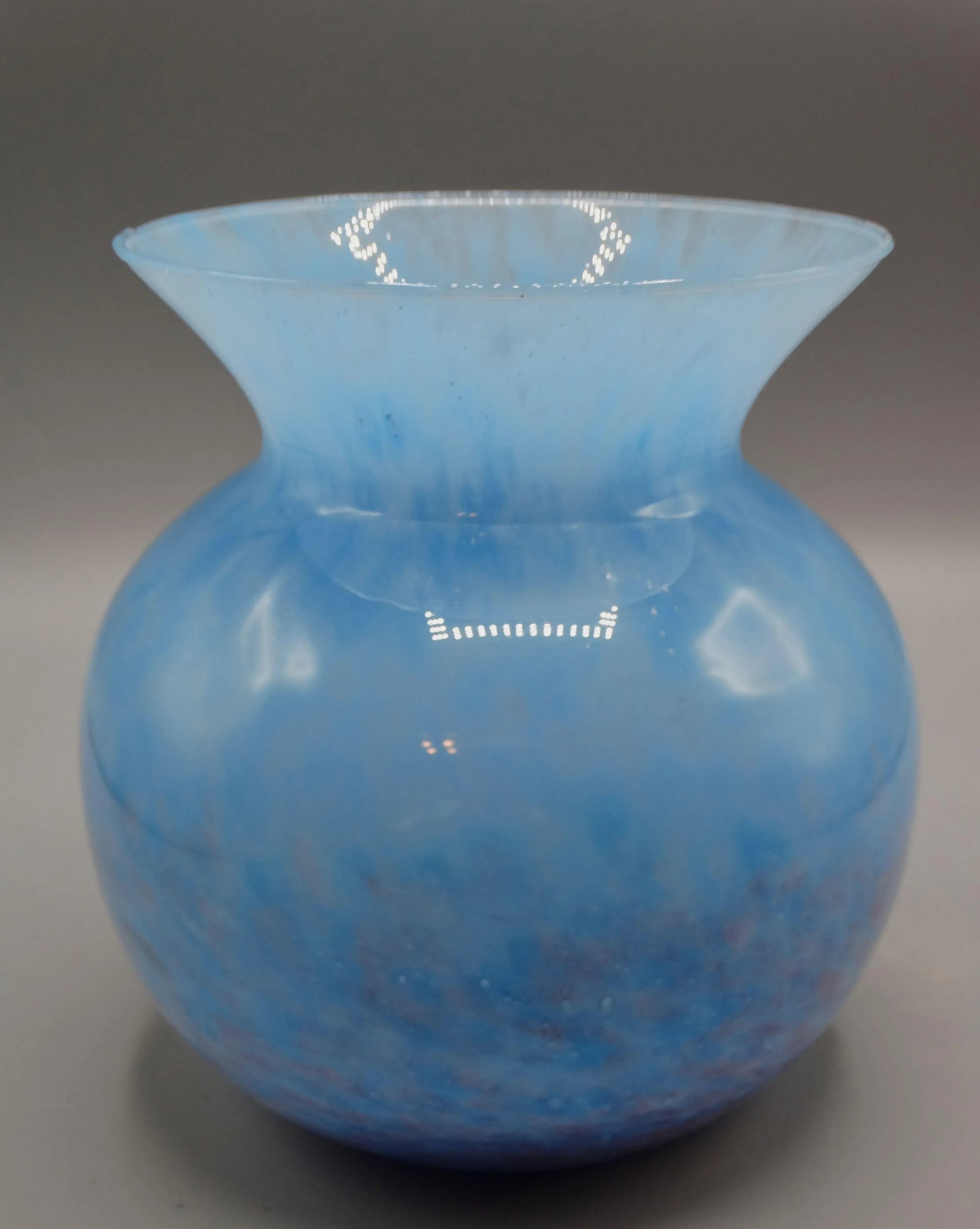 Italian Hand Blown Murano Vetro Eseguito Vase / Italian Modern / Hollywood Regency - 3