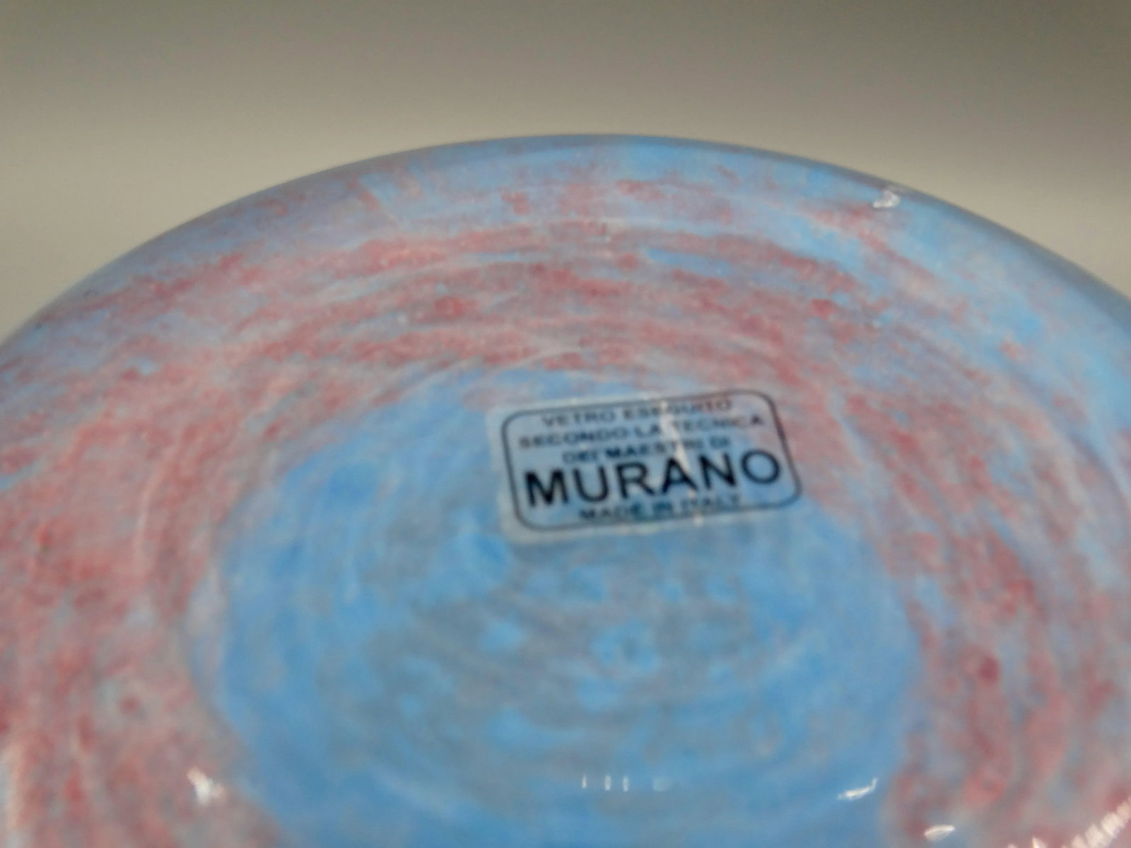 Italian Hand Blown Murano Vetro Eseguito Vase / Italian Modern / Hollywood Regency - 4