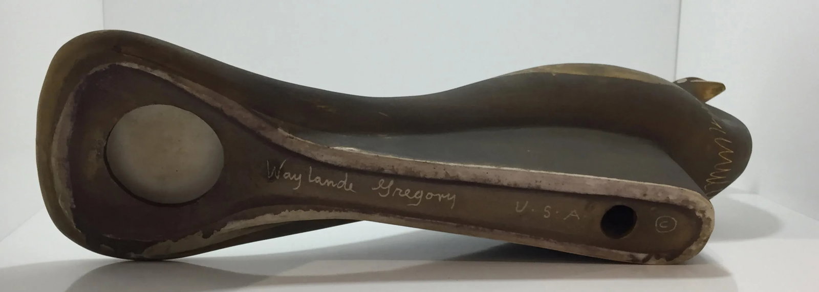 Waylande Gregory Art Deco Ceramic Swan - 3