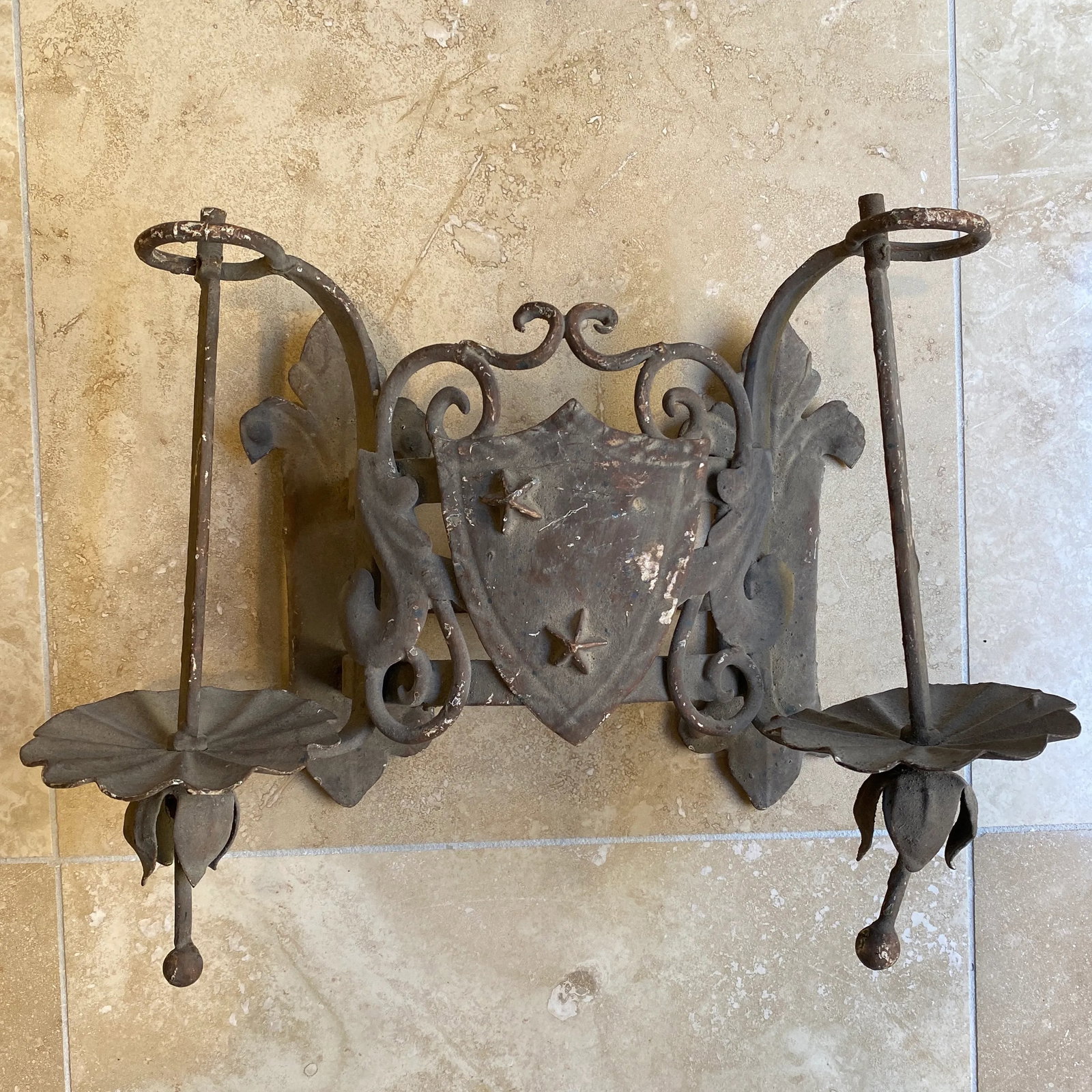 Pair of Antique Wall Sconces - 2