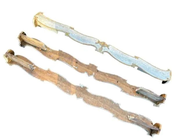 Trio of 19th Century French Chateau Valances - 7