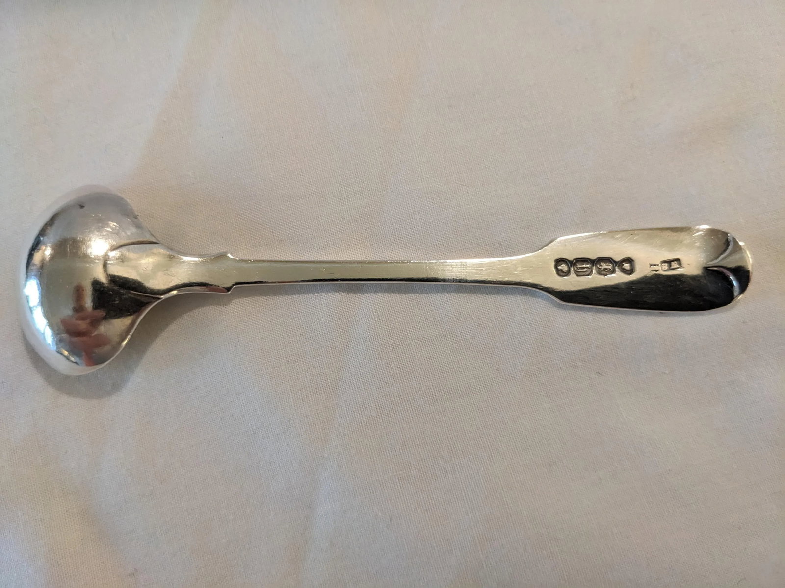London Antique Sterling Silver Filigree Mustard Pot With Spoon, No Monograms - 10