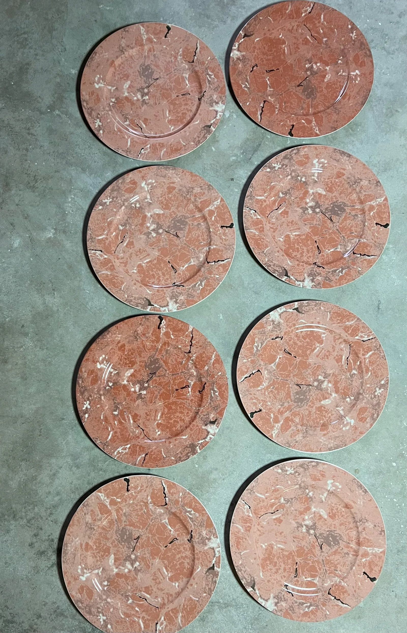 Villeroy & Boch Marble Style Plates - Set of 8 - 5