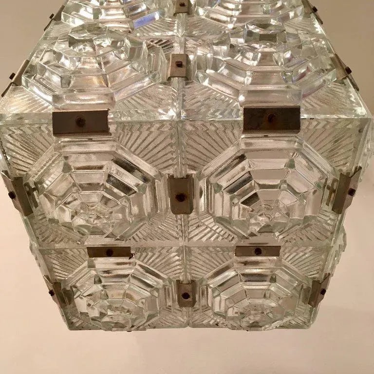 1960 Czech 1 Crystal Pendant by Kamenicky Senov - 6